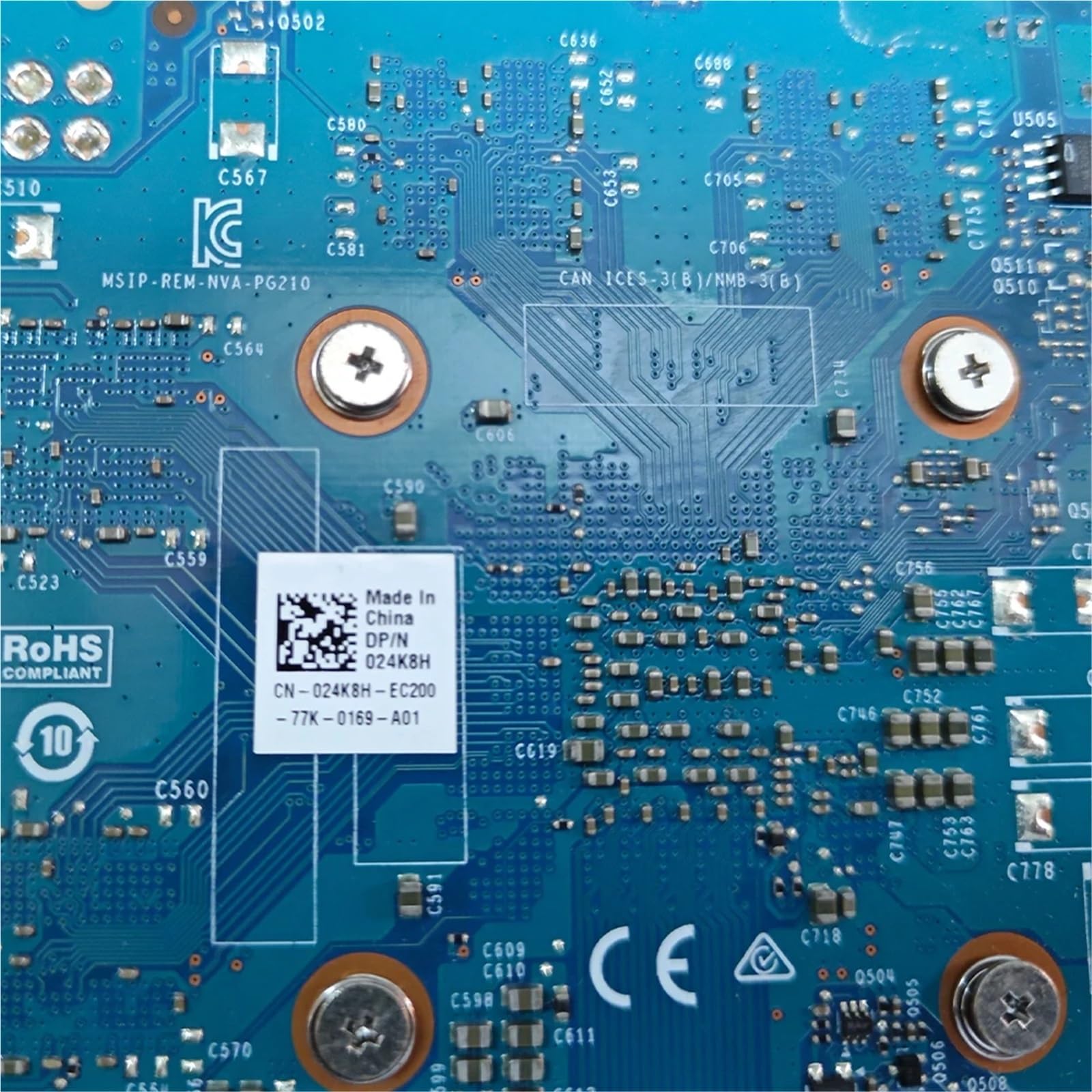 GTX1050 2 GB GDDR5 024K8H karta graficzna obsługuje HDMI PCIe 3.0 do komputera stacjonarnego