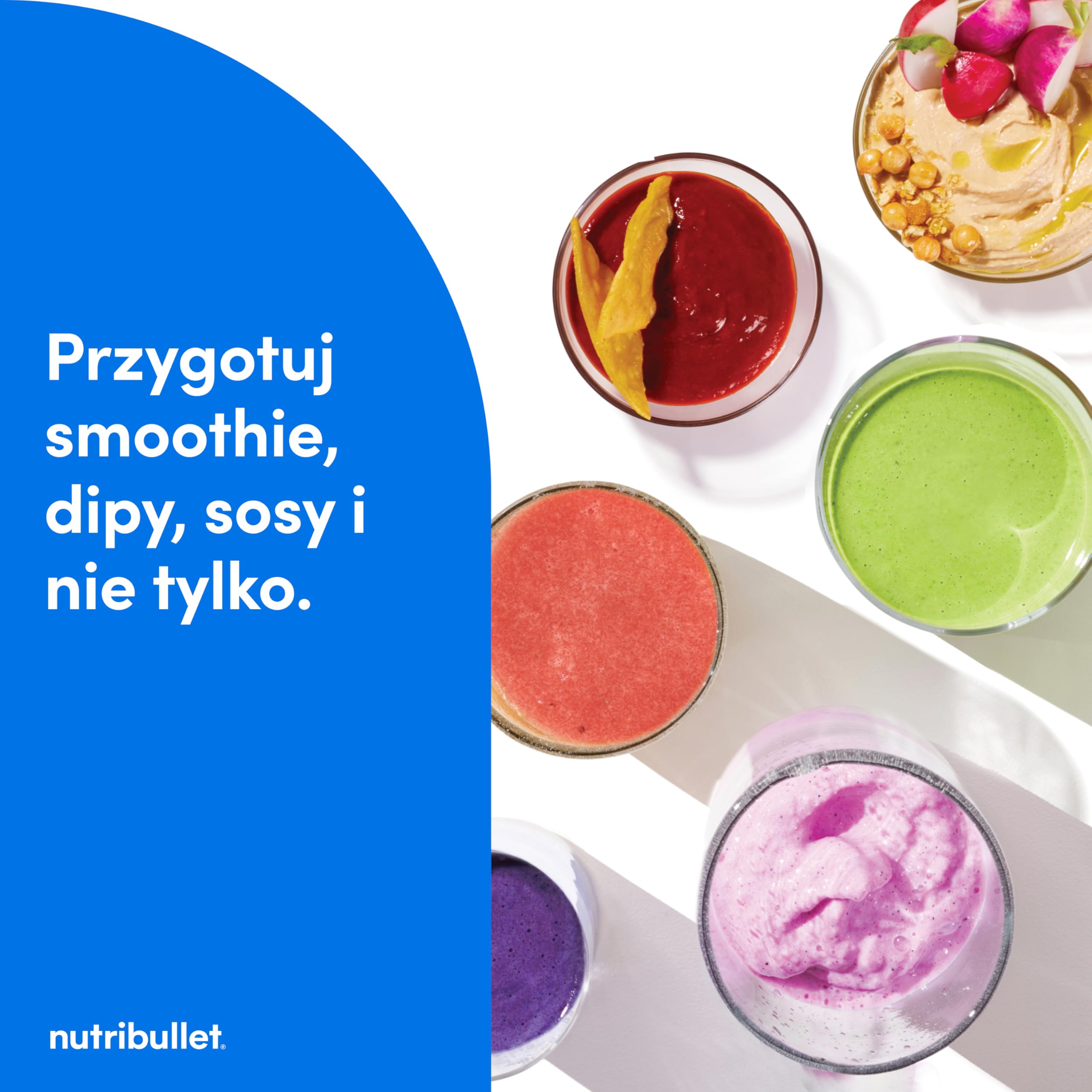 Nutribullet Pro 900 - Wielofunkcyjny Blender, Robienie Smoothie, Ekstraktor do Owoców i Warzyw, Kompaktowa Konstrukcja, Łatwy w Użyciu, Szybkie Czyszczenie, 900W, Mineralny Oliwkowy (NB904MAJD)