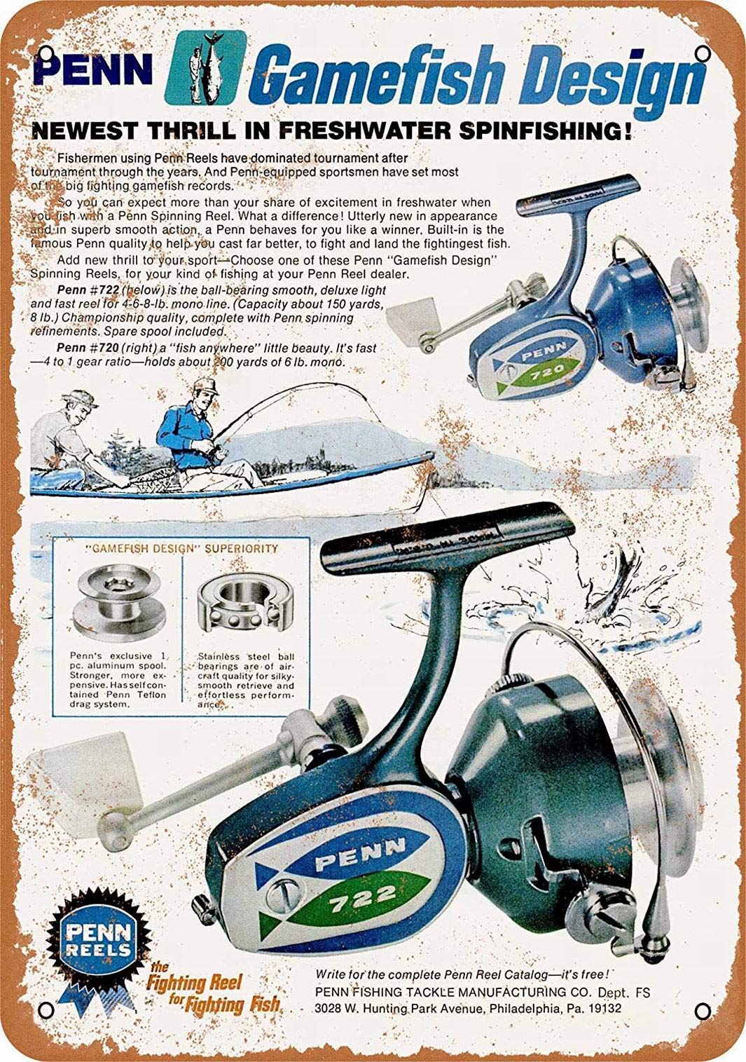 Ancien Catalogue Penn Reels N° 23 – Vintage – Matériel De Pêche