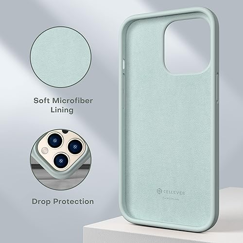 Miniatura 5 de CellEver Funda de silicona ultra duradera para iPhone 13 Pro Max con 2 protectores de pantalla de vidrio, protección de cuerpo completo, funda
