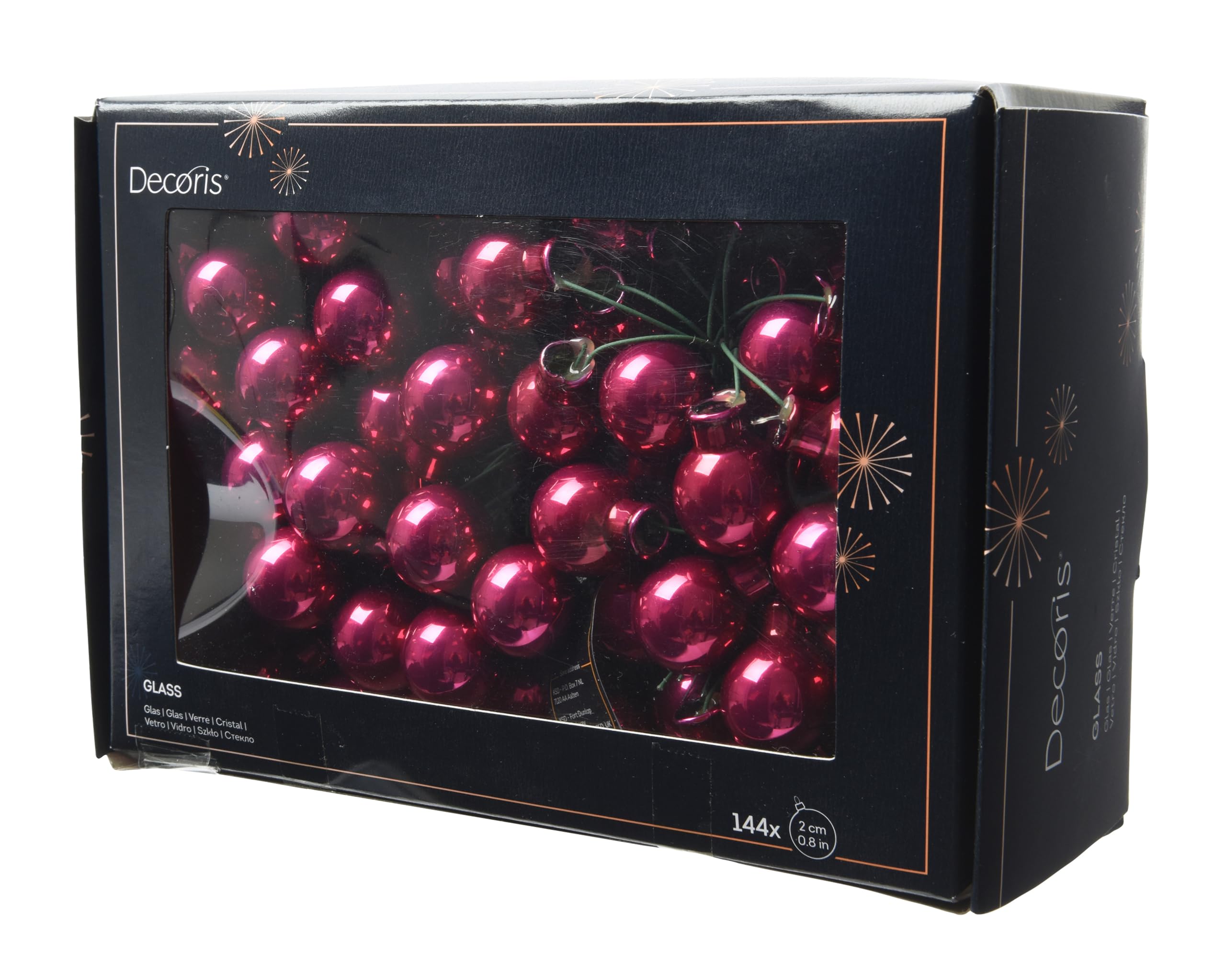 Petites boules de Noël sur fil Kaemingk pour éviter la chute des décors de table