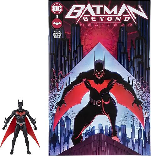 Miniatura 1 de McFarlane Toys - DC Direct Page Punchers Batman Beyond - Figura de 3 pulgadas con cómic Neo-Year