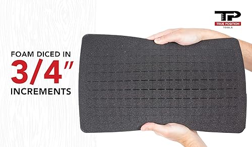 Miniatura 6 de Funda de transporte dura universal con espuma de Kaizen Pick and Pluck Premium – True Position Tools -Protege electrónicos, herramientas, cámaras y