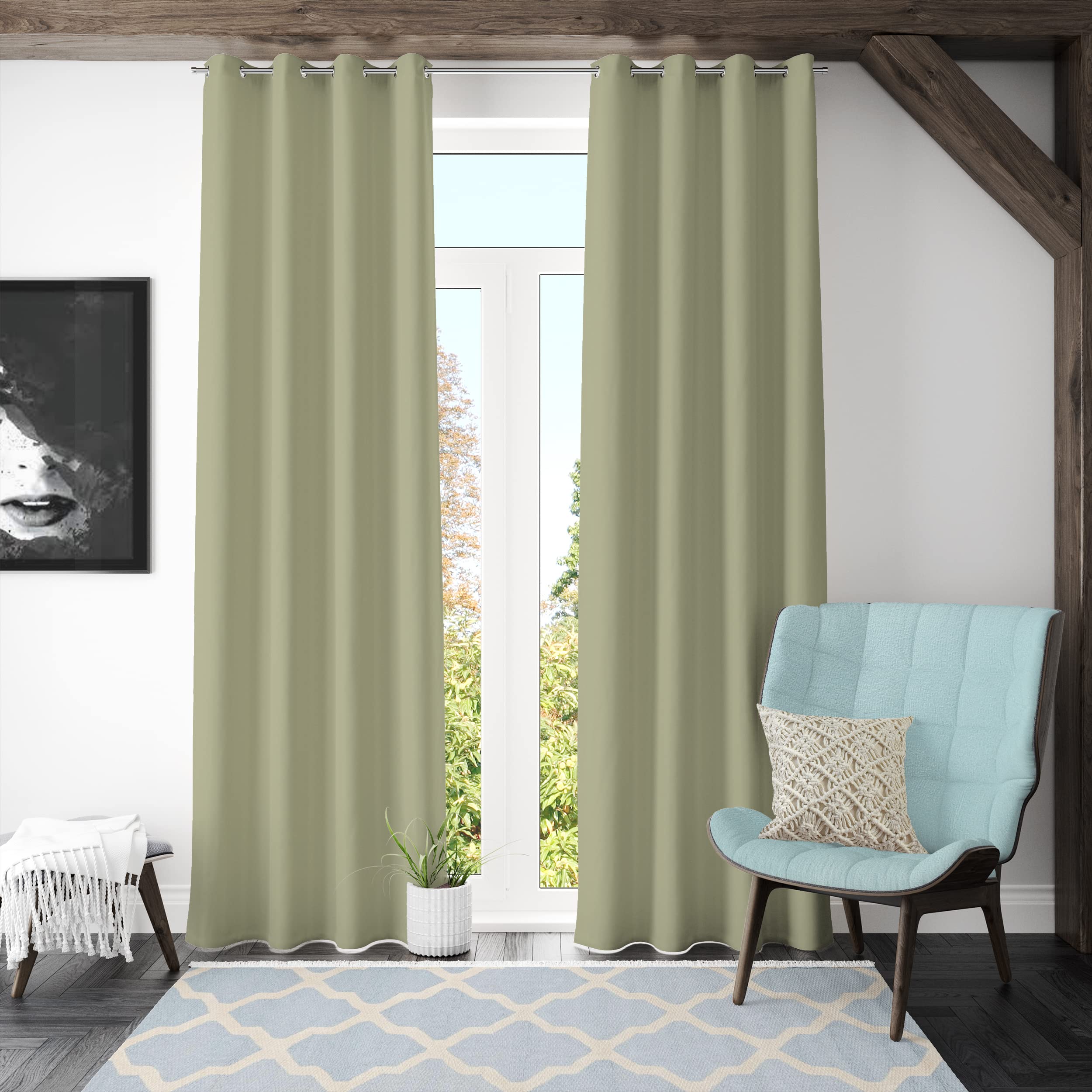See full amazon price history chart for Kiara Creations Luxury Premium Blackout Curtain 3 Piece Panel Thermal Insulated Room Darkening Curtains for Door 7 Feet, Olive Green Kiara Creations Luxury Premium Blackout Curtain 3 Piece Panel Thermal Insulated Room Darkening Curtains for Door 7 Feet, Olive Green (B0B2KCY63S) Amazon Price History, Amazon Price Tracker