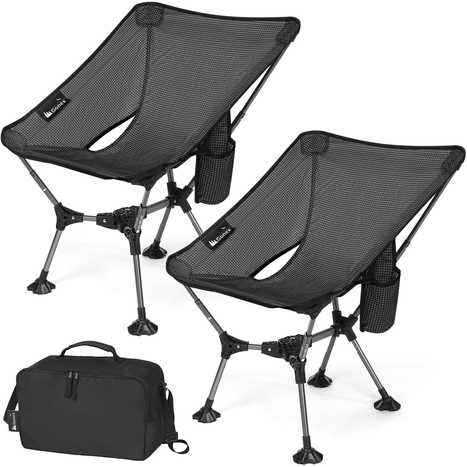 Gonex XL Portable Camping Chair Pop-Up Collapsible Backpacking Beach Chair