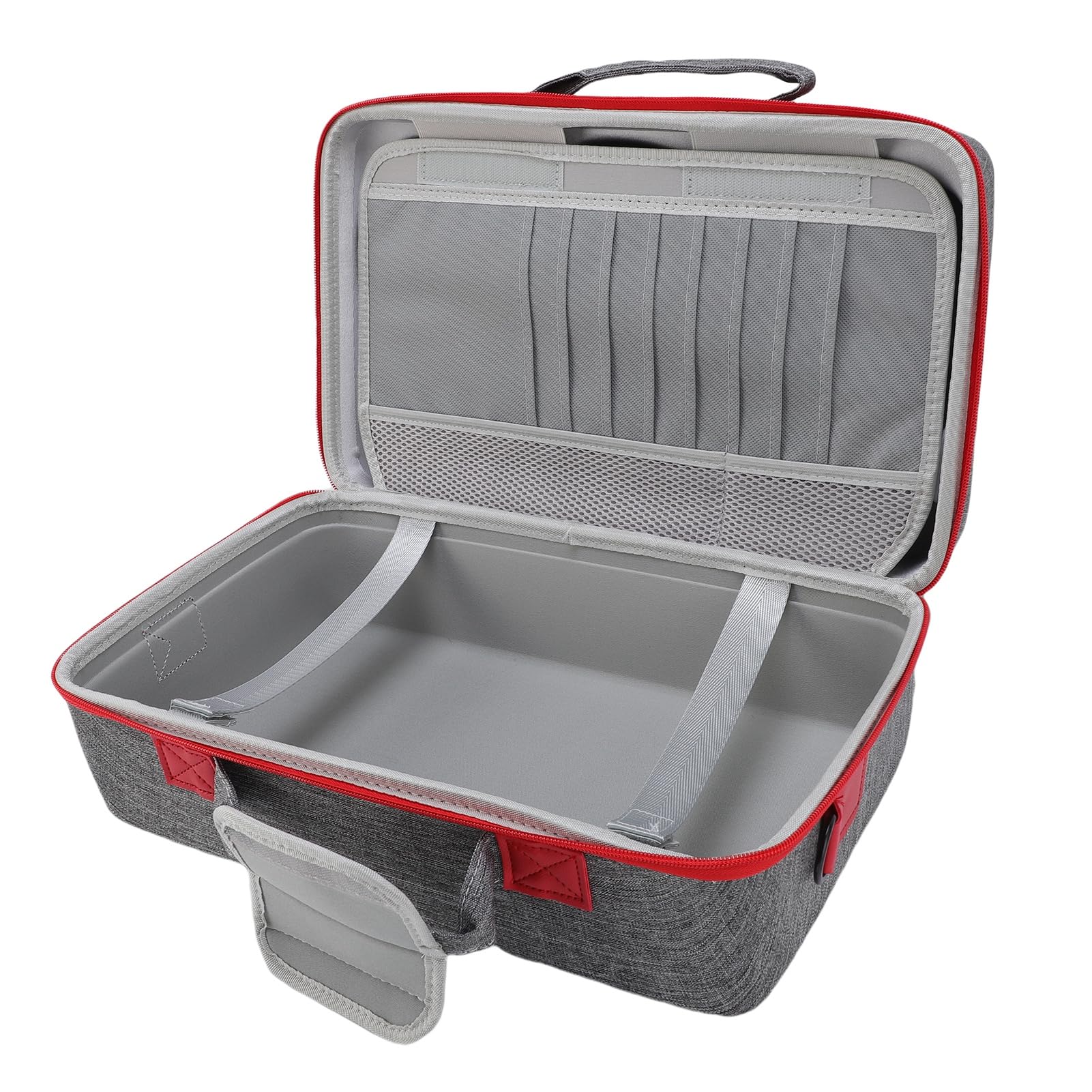 KIMISS Custodia Rigida per Console SLIM - Custodia Protettiva per Controller, Cuffie, Cavi USB (GREY)
