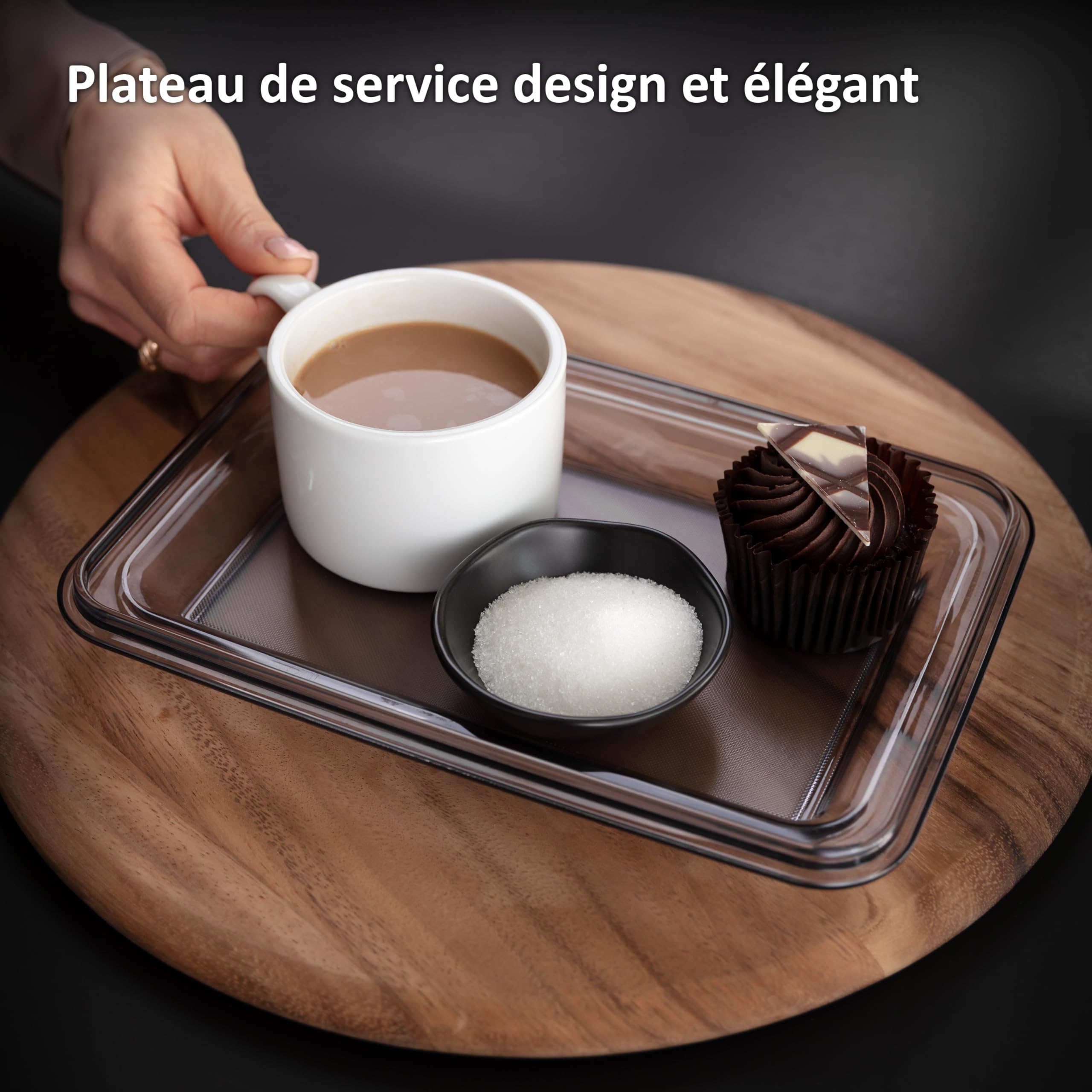 Haier HAGCB40 Boîte à Fromage - avec Plateau - Planche à Découper en Porcelaine et Couvercle - Rectangulaire - Élégante - 25,5x18x11,5 cm - Haier par Guzzini