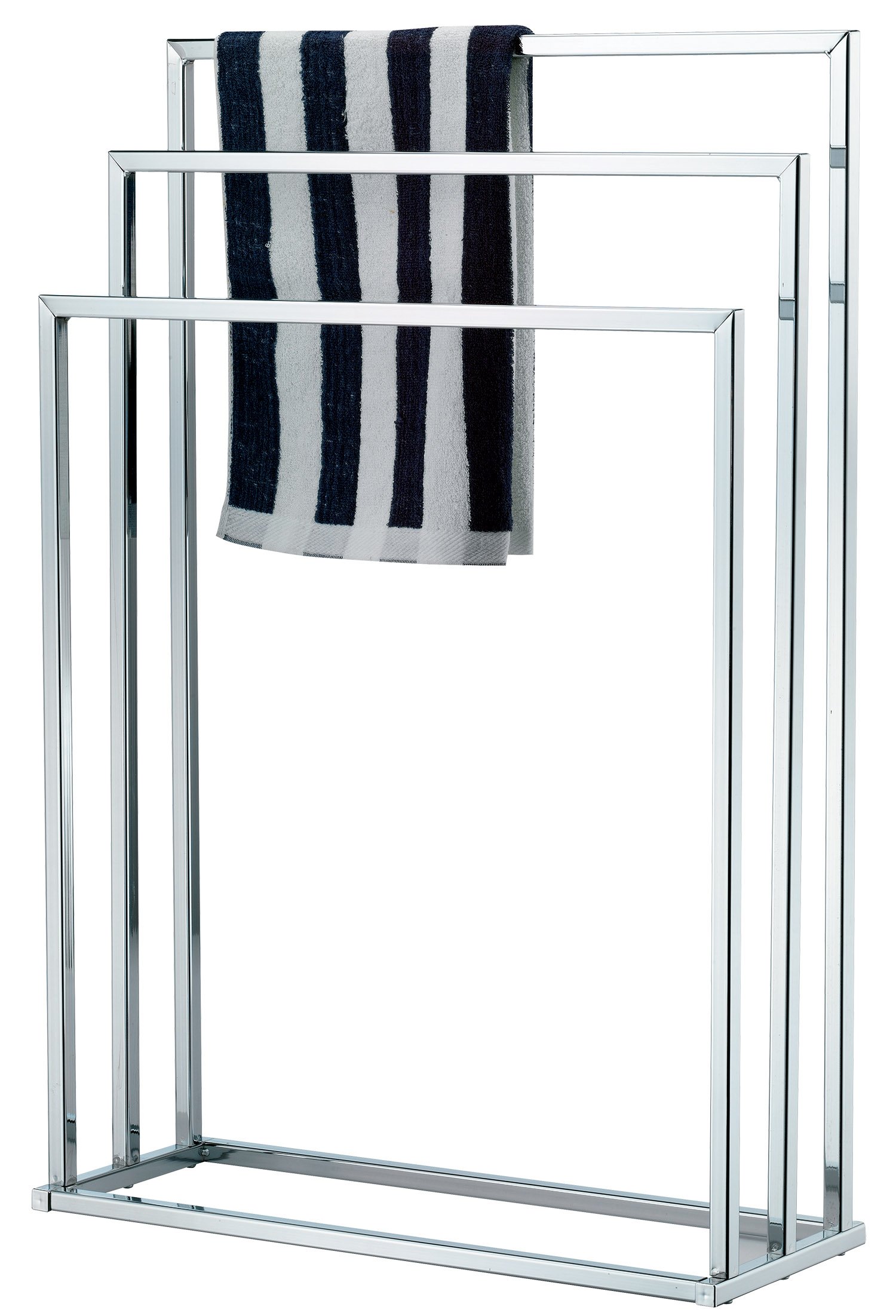 Buy Taylor & Brown Free Standing Chrome 3 Bar Towel Rail Rack Holder