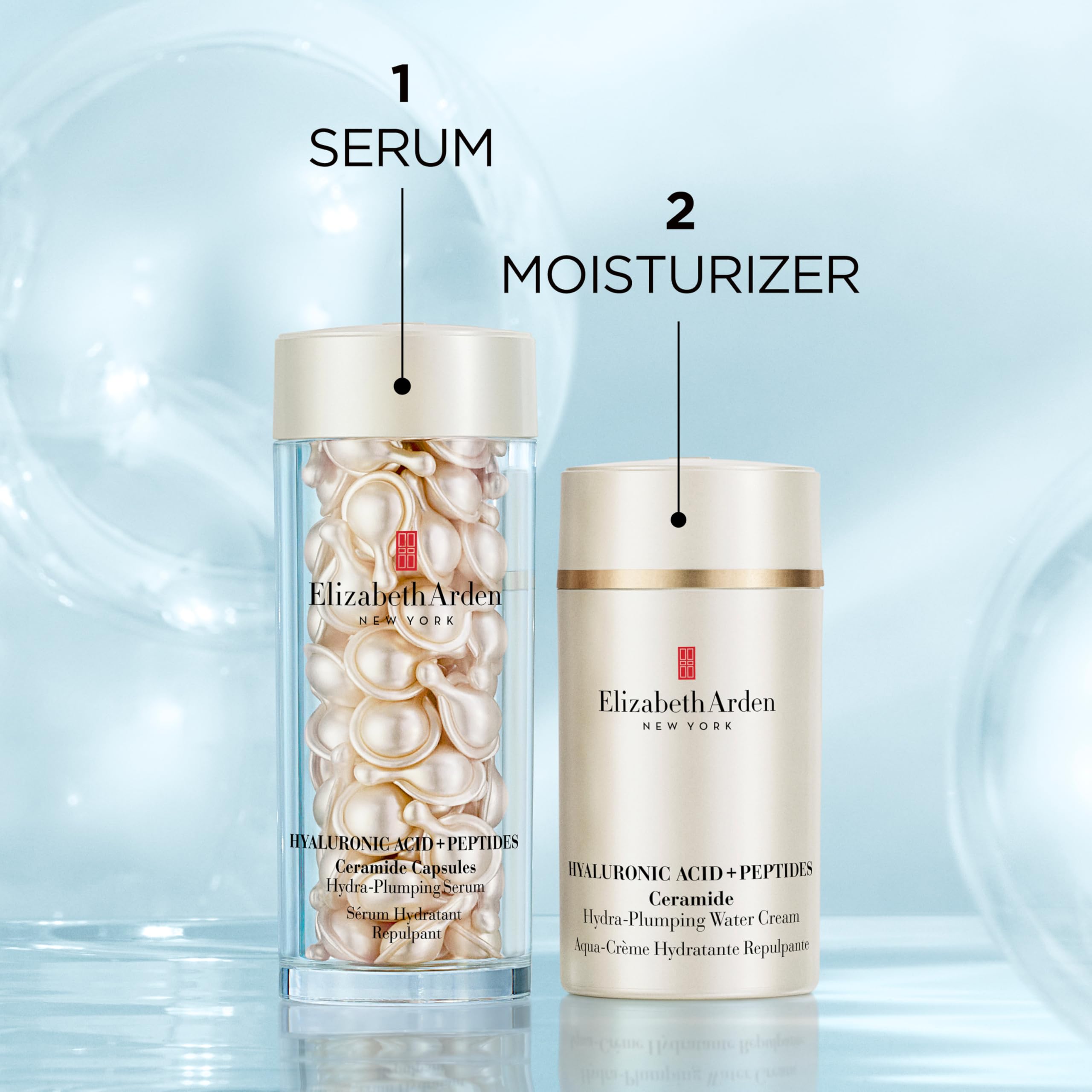Elizabeth Arden Hyaluronic Acid + Peptides Ceramide Capsules Hydra-Plumping Serum