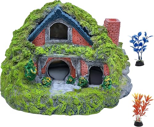 Antiguas ruinas de columna romana castillo europeo decoraciones acuario pecera escondite rocas (jardín de leche)