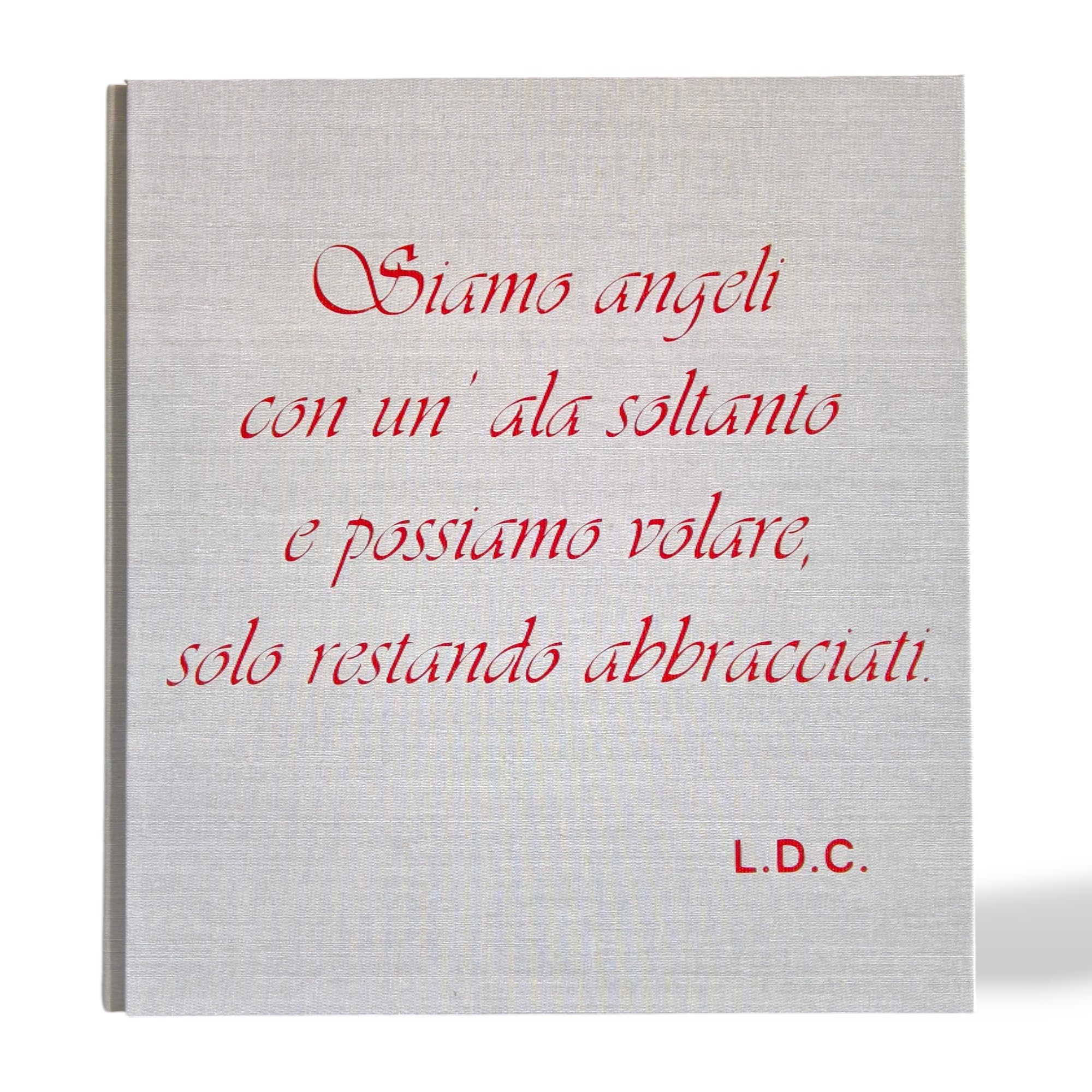 Album fotografico in tela di lino con frase dedica incisa e personalizzabile regalo originale wedding, san valentino, nascita, battesimo, compleanno, nozze, matrimonio, anniversario, laurea