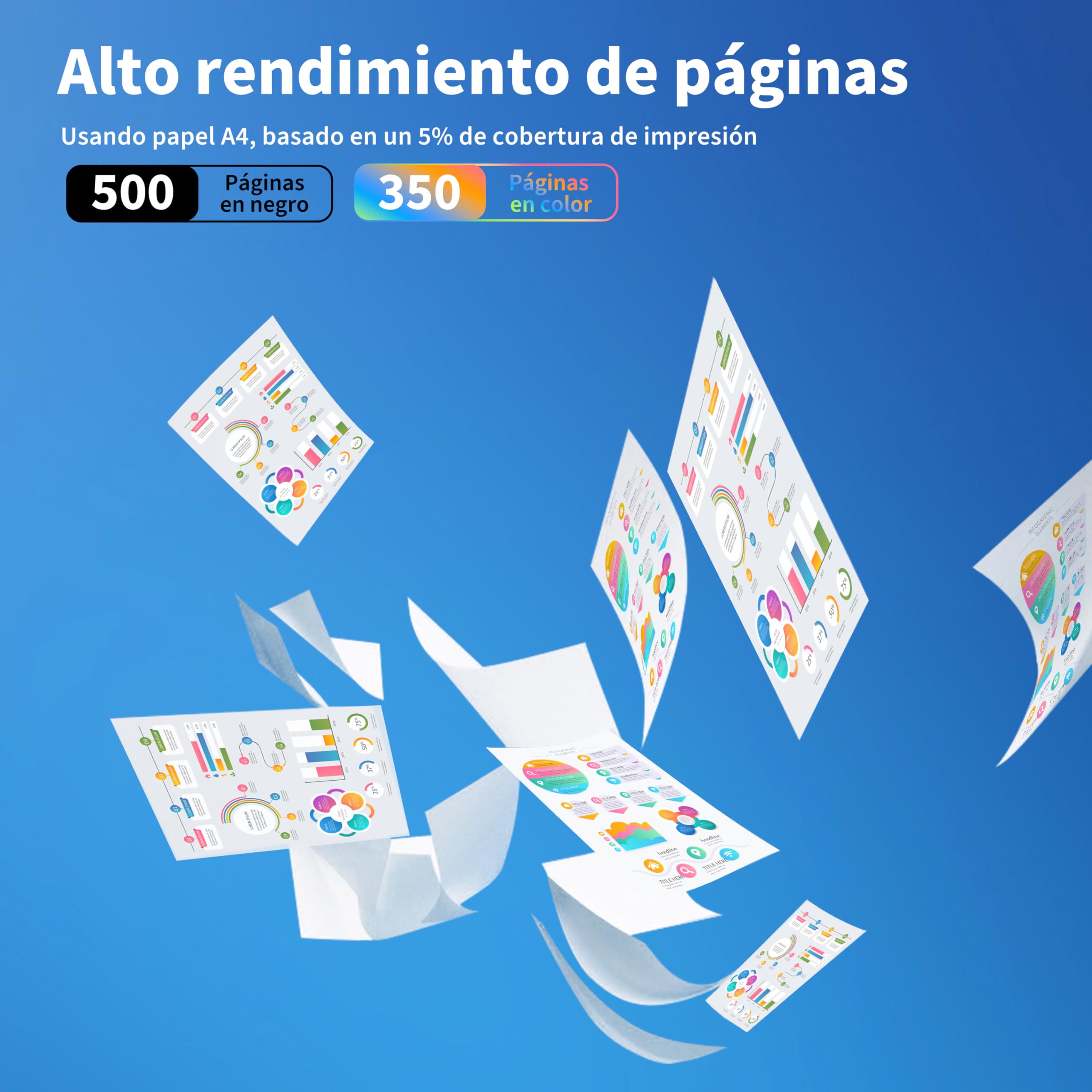 Epson 604XL Cartucho de Tinta Compatible Multipack para XP-2200 XP-2205 XP-3200 XP-3205 XP-4200 XP-4205 WF-2910 (10 Paquetes)