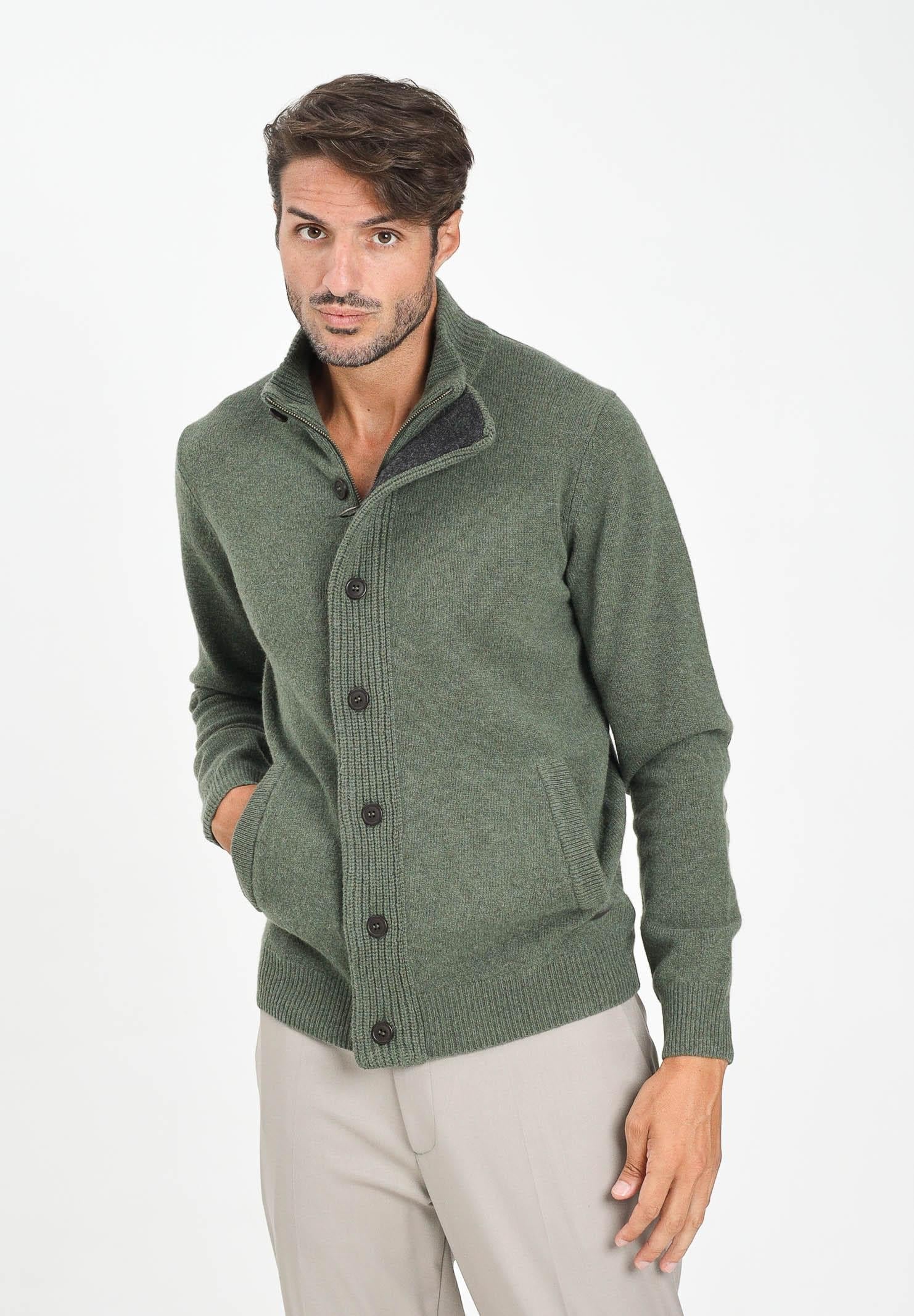 Barbour Patch Zip Through Knitted Jumper, kamizelka męska