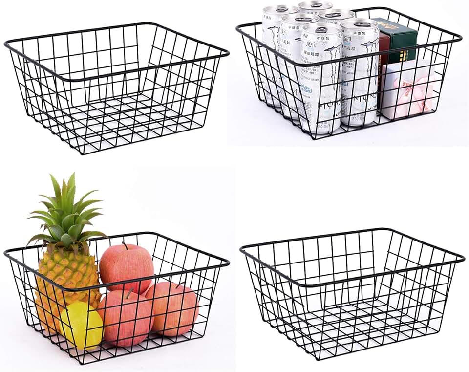extra large wire storage basket