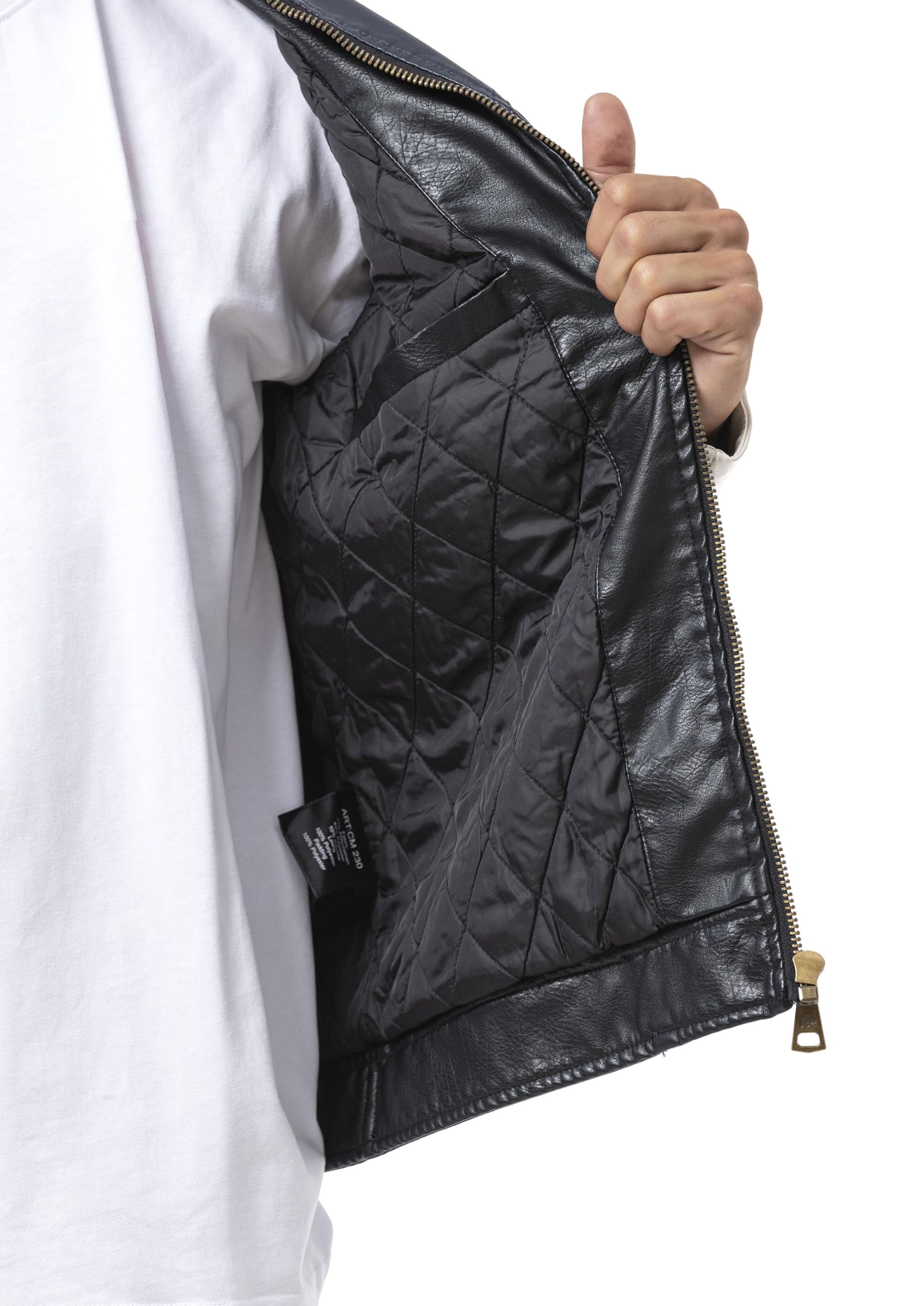 Cipo & Baxx Giacca invernale da uomo New Series – Elegante giacca invernale dal design moderno con calda fodera interna, cappuccio rimovibile e dettagli funzionali per le giornate fredde
