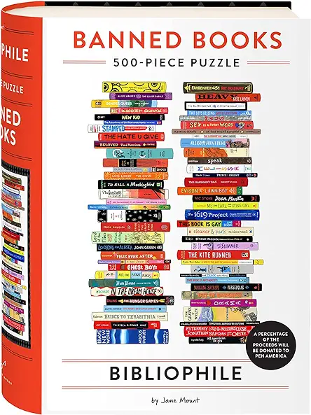 Bibliophile Banned Books 500-Piece Puzzle