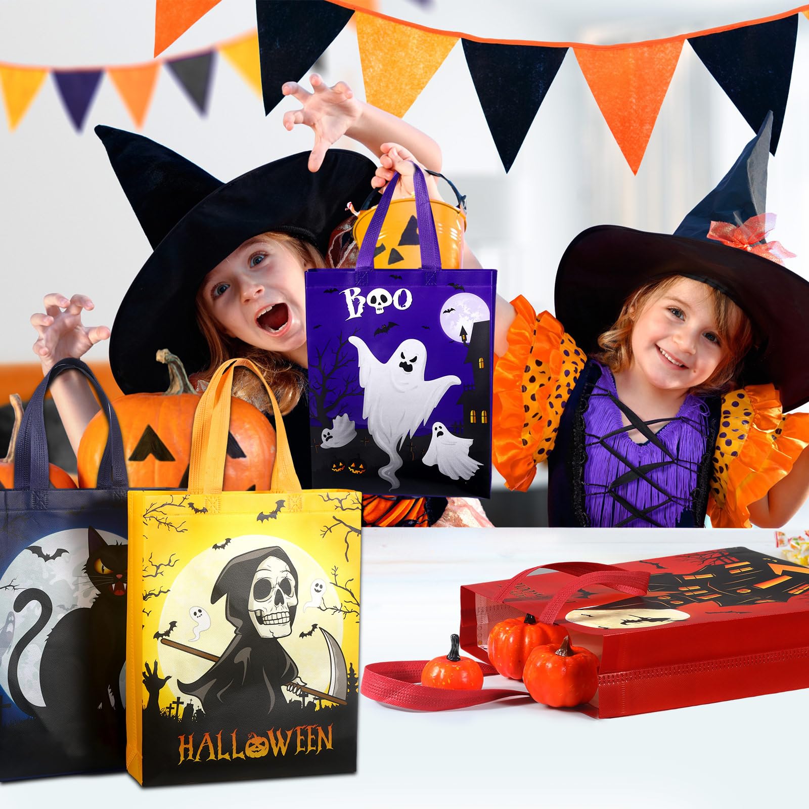 PARSUP 20PCS Halloween Trick Or Treat Bags, Ireland