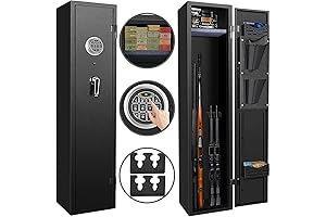 LANGGER V Gun Safe for Rifle: Securely Store Firearms Within Reach
