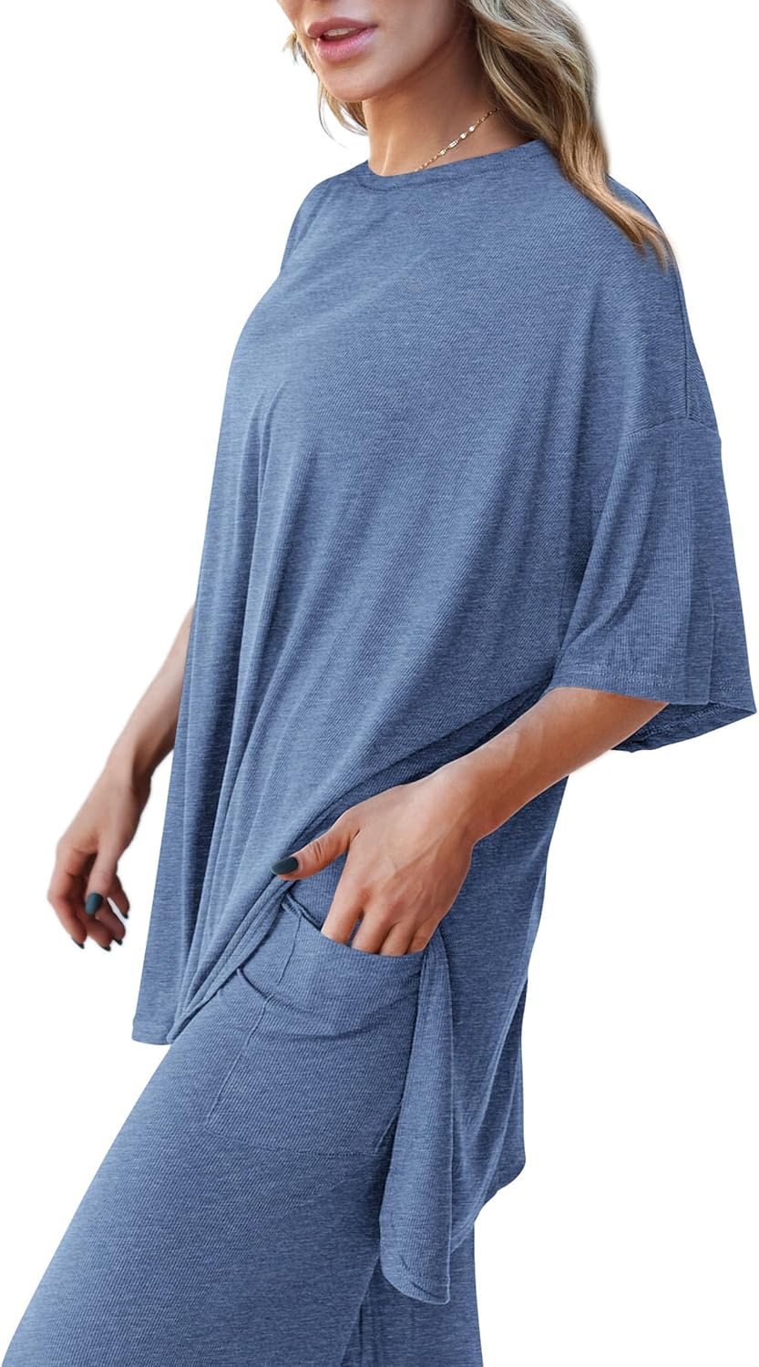 PRETTYGARDEN Two Piece Sets for Women Summer Fashion Lounge Matching Set 2026 Spring Travel Vacation Airport Outfits Clothing - Image 6