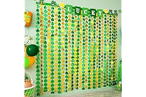 LOLStar St. Patrick's Day Tinsel Curtains