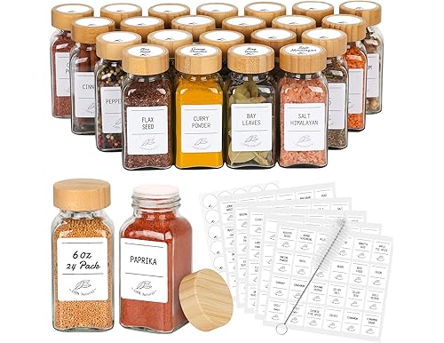 Top-Tier 6oz Spice Jars with Lids: A Comprehensive Guide