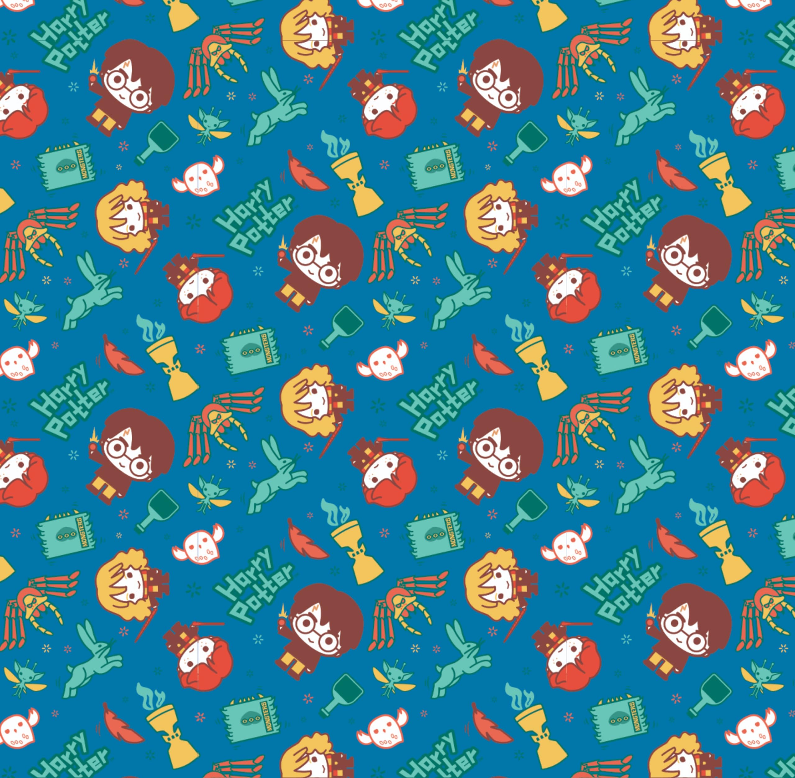 Harry Potter Wrapping Paper Rolls 2 & 3 Pack