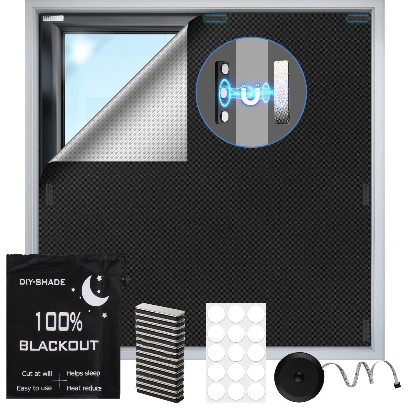 Fenster Verdunkelung Magnetisch