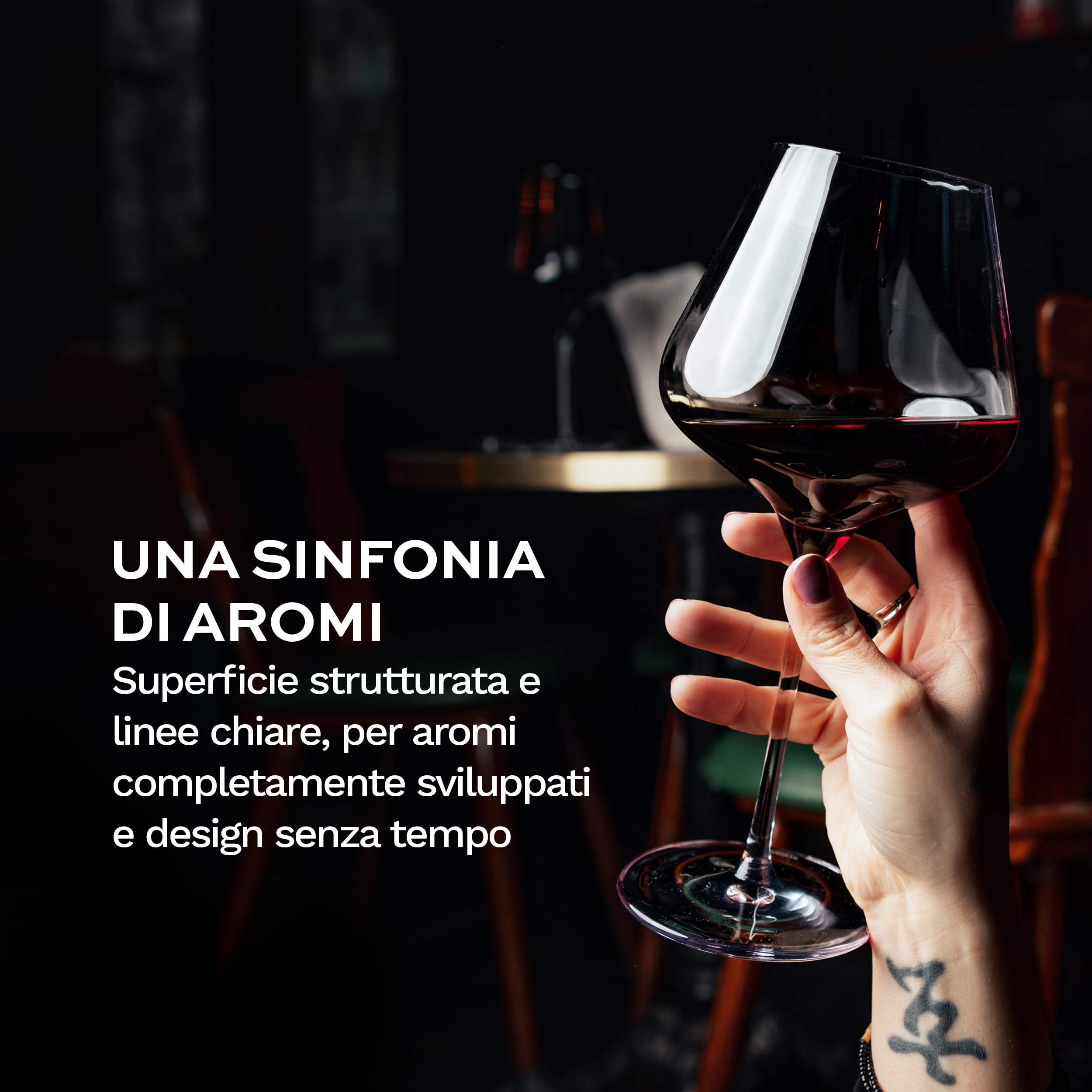 Stölzle Lausitz Calici Borgogna Symphony Set da 6 710 ml – Calici Eleganti Ideali per Vini Borgogna – Bicchieri in Cristallo per Massima Espressione del Gusto – Lavabili in Lavastoviglie & Antiurto