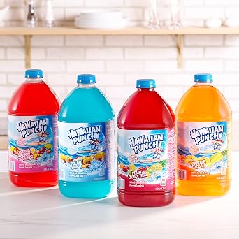 Hawaiian Punch Fruit Juicy Red Juice Drink, 6.75 fl oz boxes, 32 Count (4 Packs of 8), Ready-to-drink, On-the-go, Caffeine-free, Carbonation-free, Gluten-free, Excellent Source of Vitamin C