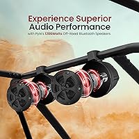 Vista 10 de Pyle Dual parlante marino de 6.5 pulgadas, impermeable, con sonido estéreo de rango completo, 120 W, color negro, (2 unidades), Blanco