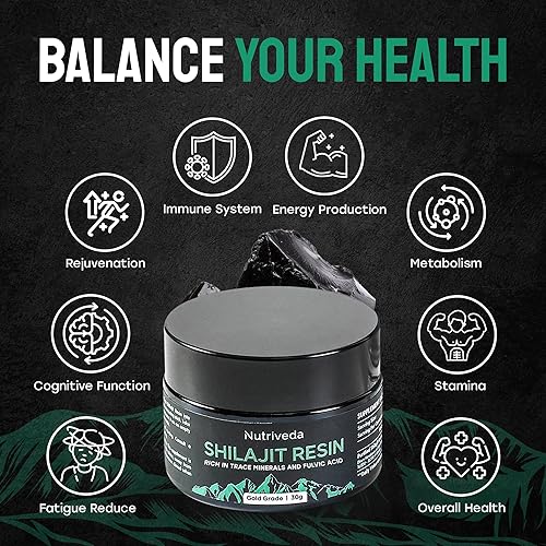 Miniatura 6 de Resina Shilajit prémium de 600 mg – Shilajit del Himalaya de grado dorado – rica en minerales traza y ácido fúlvico para energía y apoyo