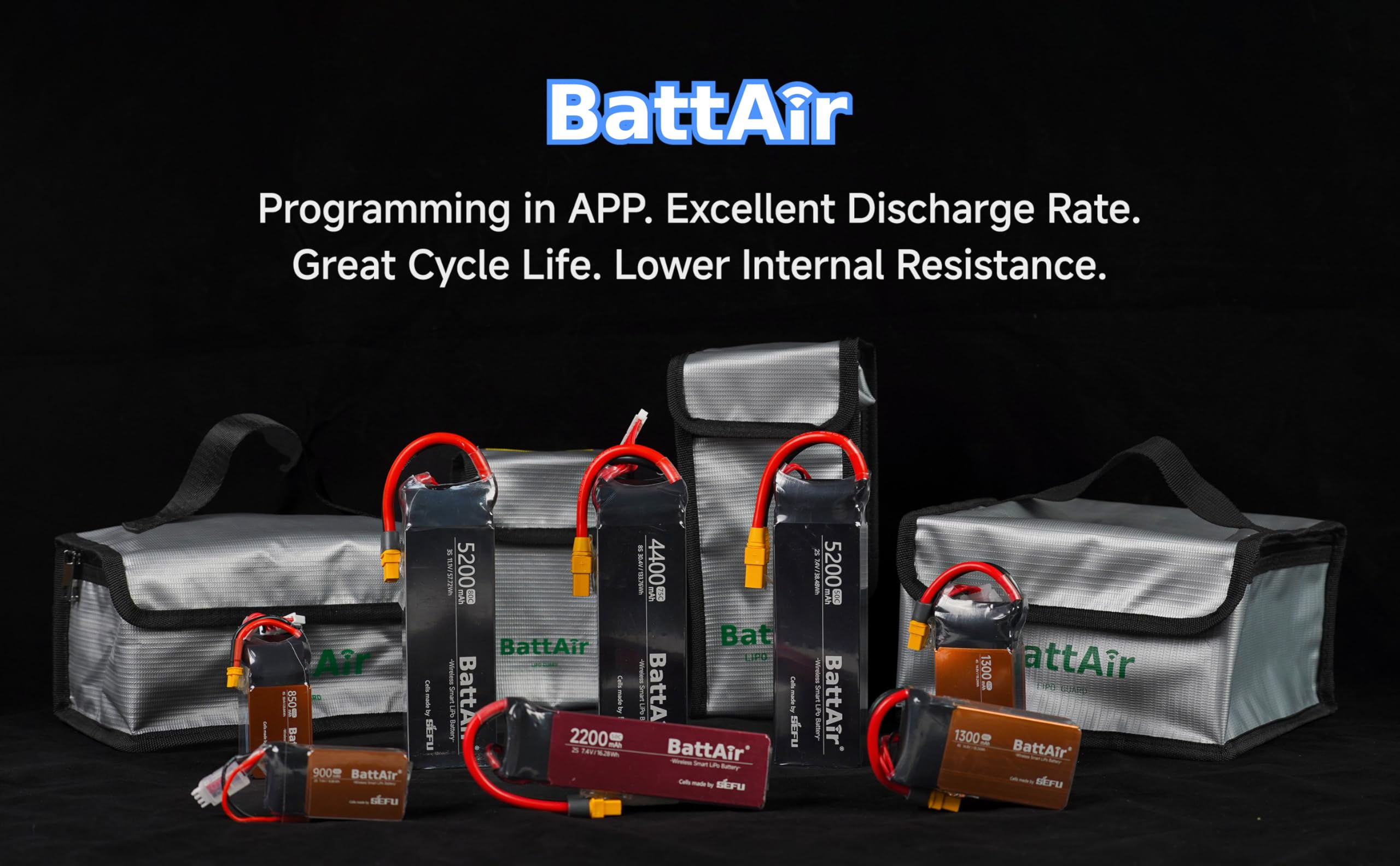 ISDT 30.4V Smart Lipo Akkus 8S 850mAh 100C BattAir Rc Auto Batterie mit XT-60 Stecker Hobby Akkus mit Lipo-Tasche für RC Flugzeug Hubschrauber Plane Boot 1:10,Per Mobiltelefon Bedienbar(2 Packs)