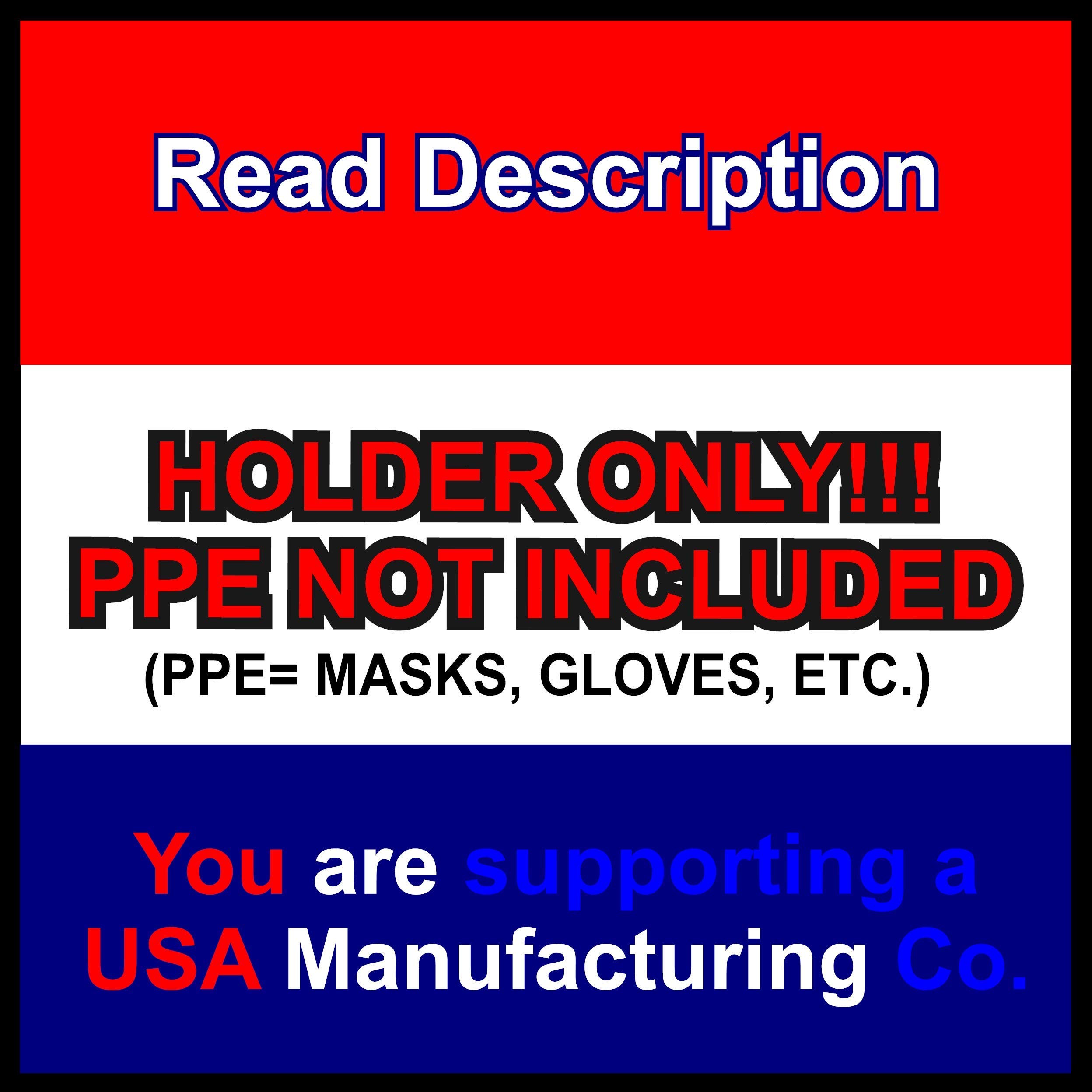 Acrylic Glove Box Holder (Wall Mount)