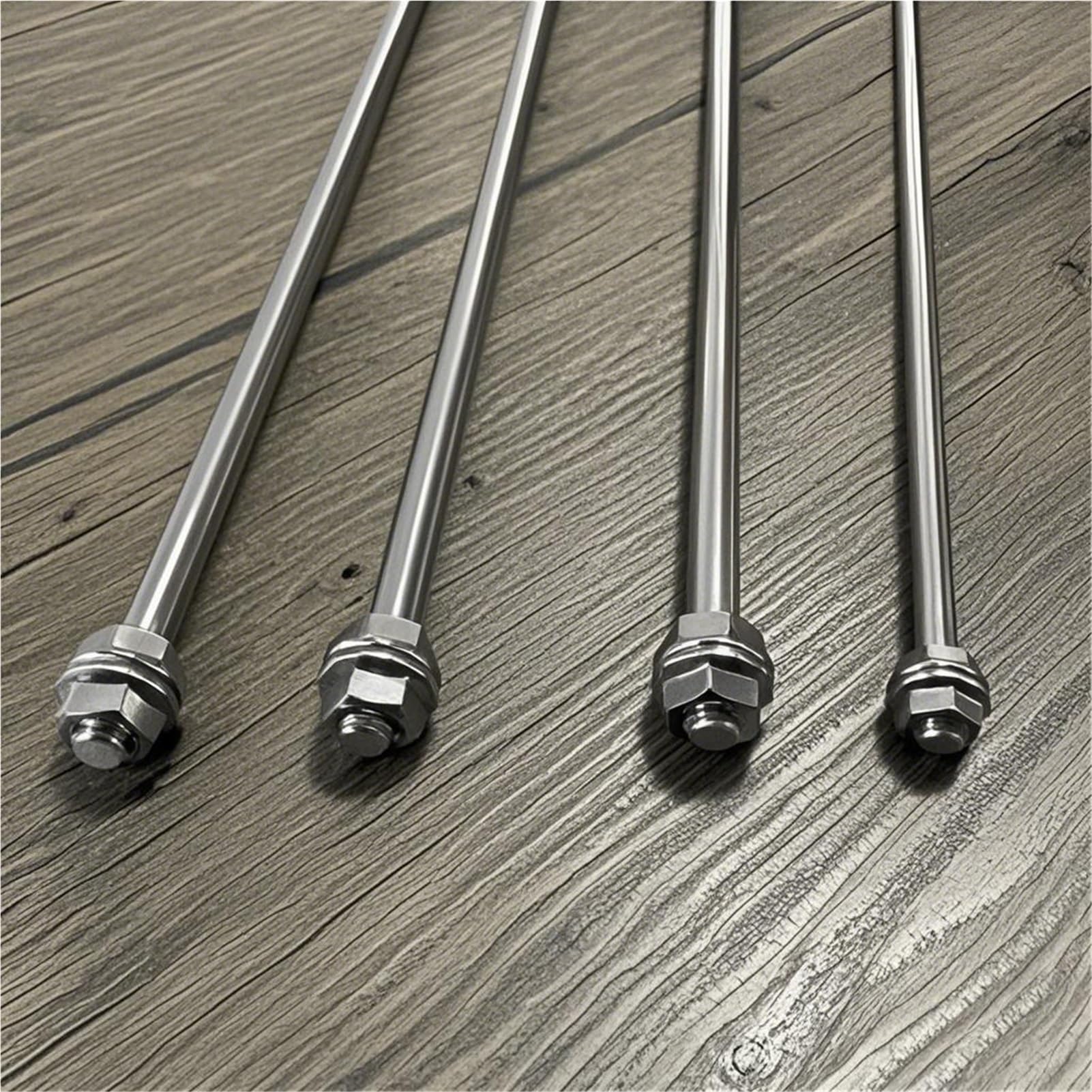 Asta di agitazione sopraelevata, Agitatore di miscelazione e dispersione in acciaio inossidabile 304, accessori for agitatore da laboratorio, diverse dimensioni(7x200mm)