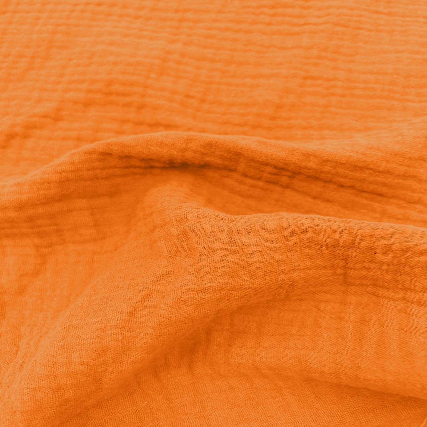 55" Wide 100% Cotton Gauze Fabric by the Yard -130 GSM, Lightweight, 2-Way Stretch, Soft & Breathable - Apparel, Crafts, Decorations, Drapery, Home Décor & DIY