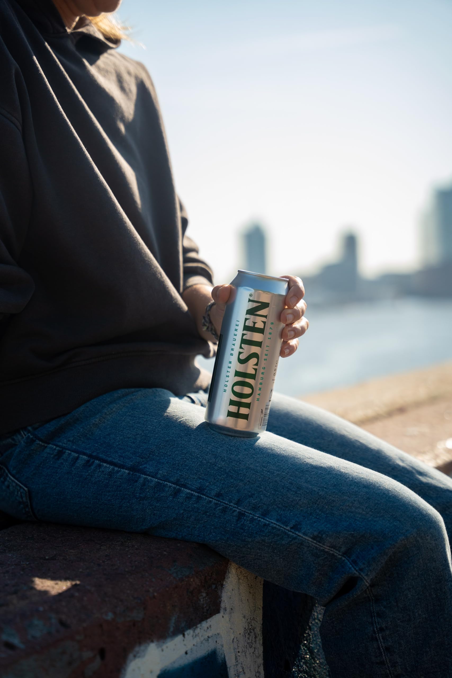 Holsten Pilsener 4,8 % Vol. Premium Pils l |24 Dosenbiere 0,5 L mit erfrischend feinherbem Geschmack | Bierdose Einweg (24 X 0.5 L)