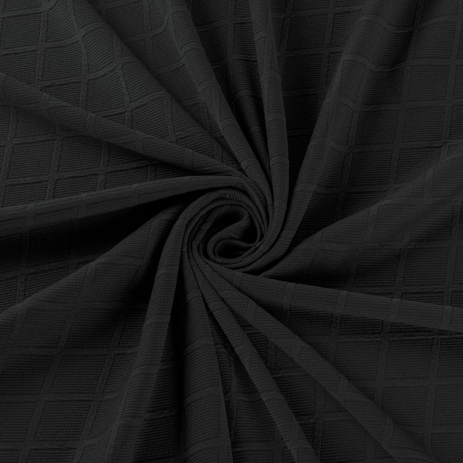 E EBETA élastique Housse de Fauteuil, Housse de Fauteuil à Oreilles Tissu Doux Polyester Protecteur pour Chaise Canapé (Noir)