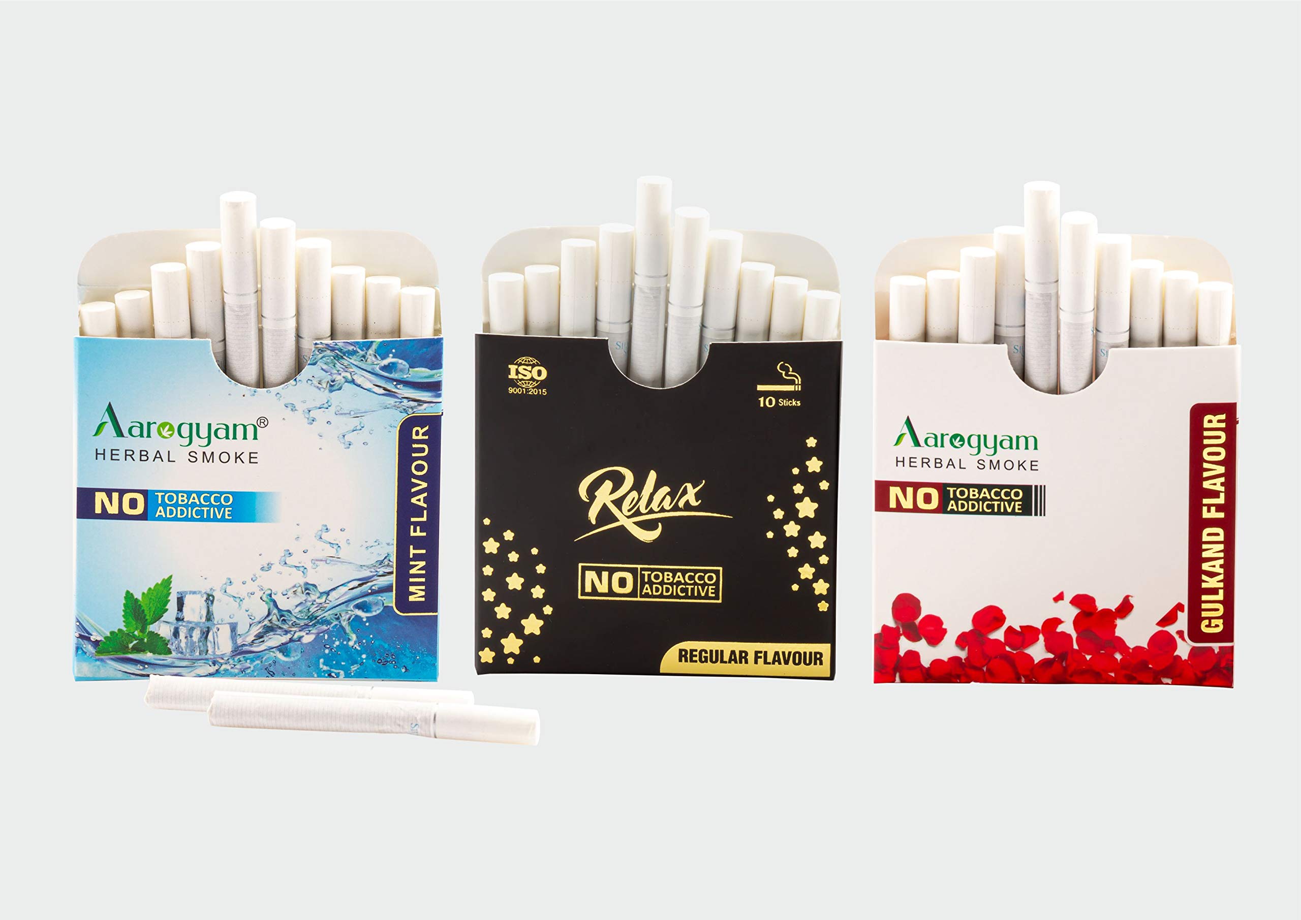Aarogyam Herbals Tobacco And Nicotine Free Herbal Flavor Smoke Relieve