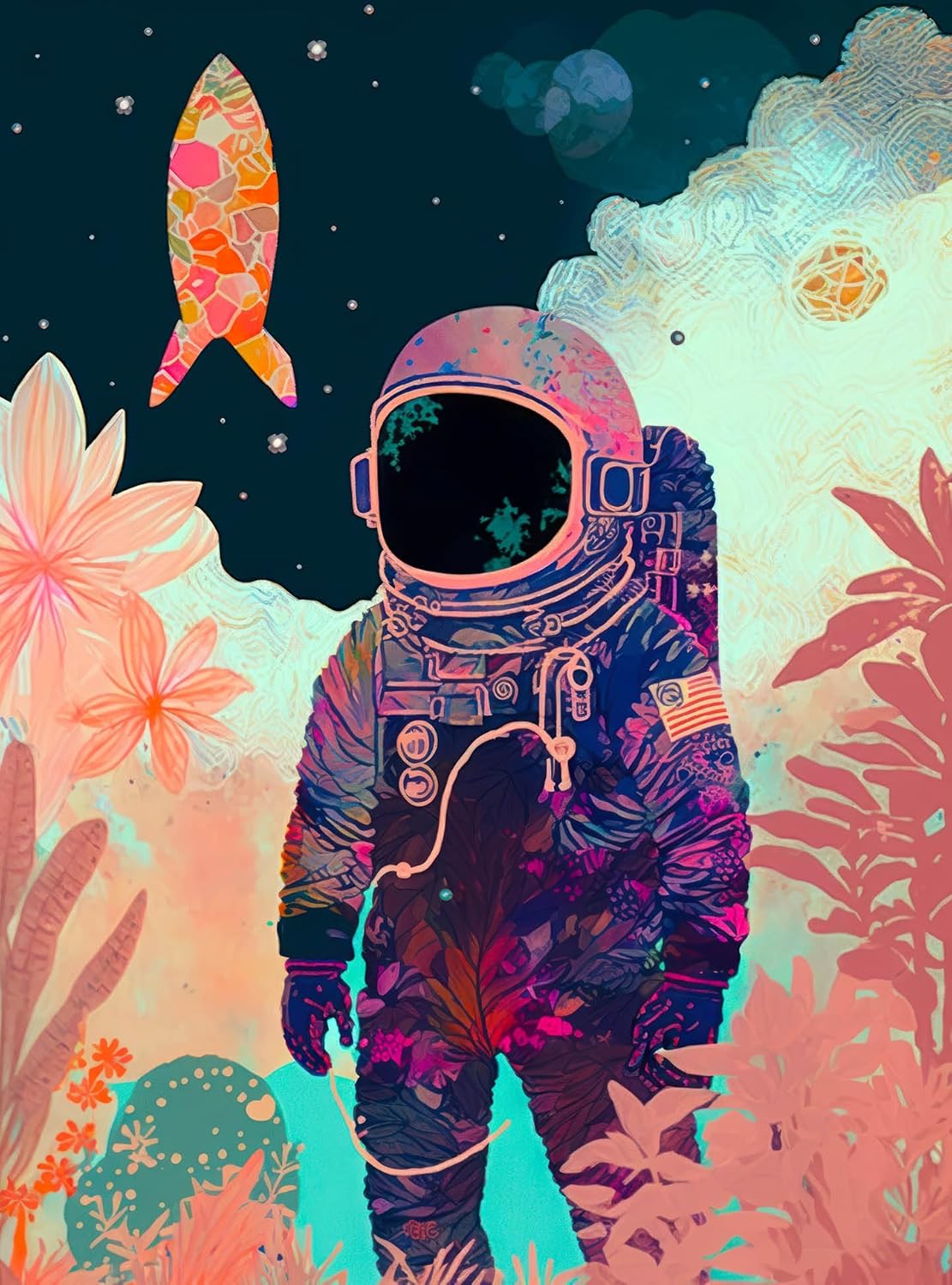 Discover 25 Must-Have Space Products for Spring 2025 19 Cross & Glory - Tropics on The Moon - 1000 Piece Jigsaw Puzzle