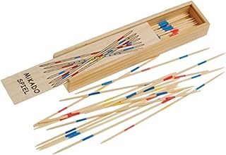 US Toy Full Set of Wooden Classic Pick Up Sticks Game