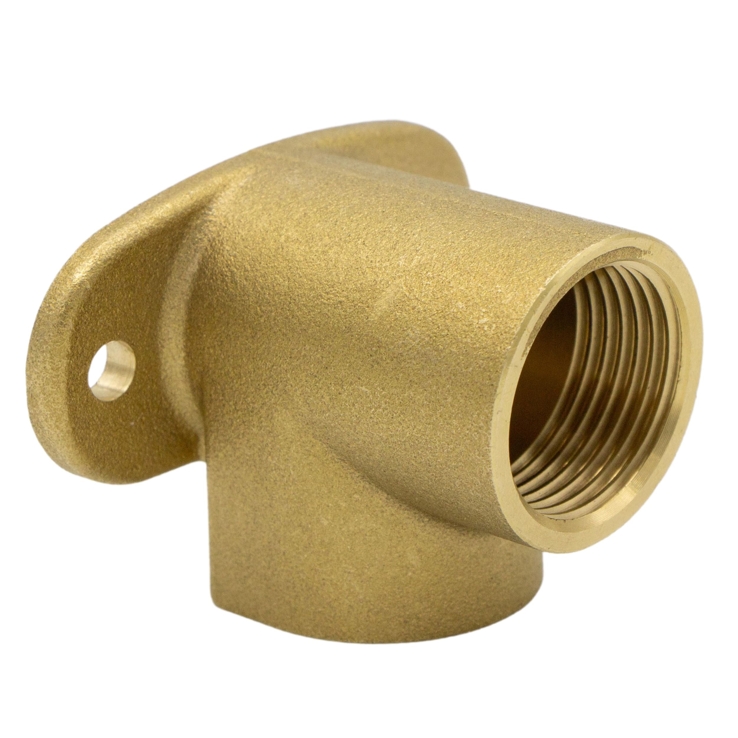 VARIOSAN 16386 Wall Plate 1/2 Inch 90° Wall Angle Brass 30 Bar