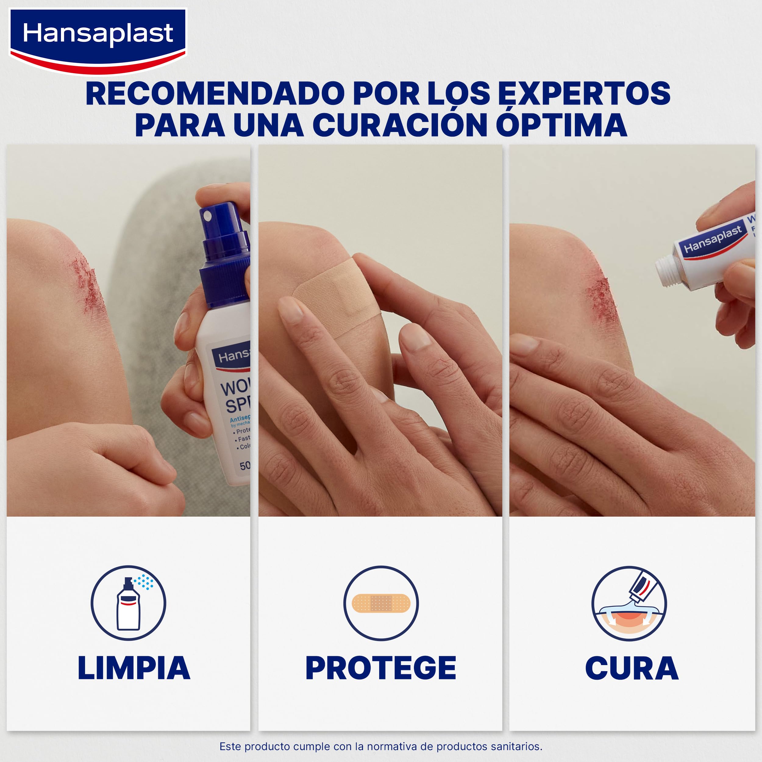 Hansaplast Aqua Protect Apósitos para heridas, apósitos impermeables, para nadar y bañarse, adhesión extrafuerte, altamente absorbentes, transpirables y transparentes, 20 apósitos