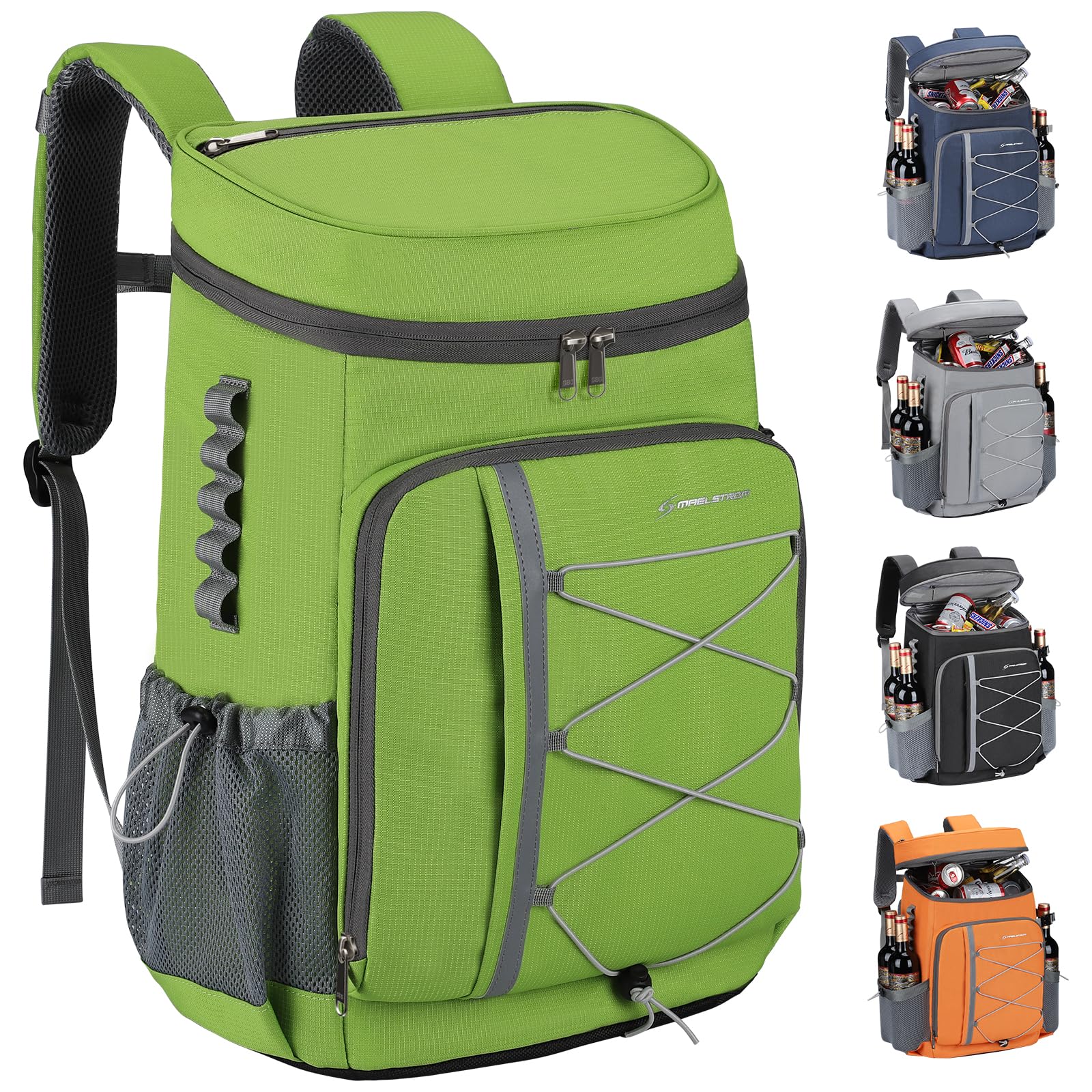 Maelstrom 35/50Can Insulated Cooler Backpack, Leakproof Soft Lunch Ice Bag