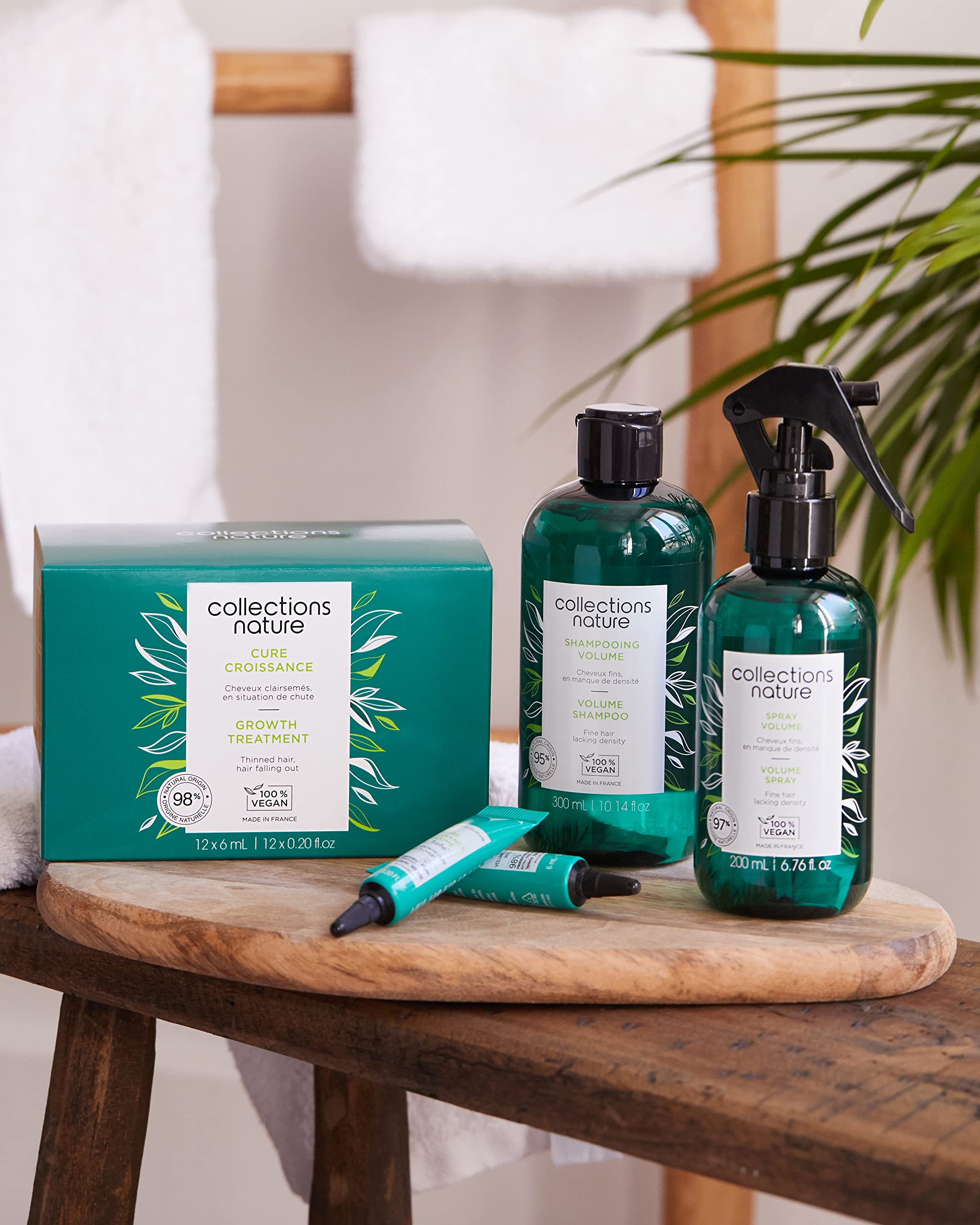 Collections Nature Cure Cure Crescita volume al quadrifoglio rosso biologico della massa centrale