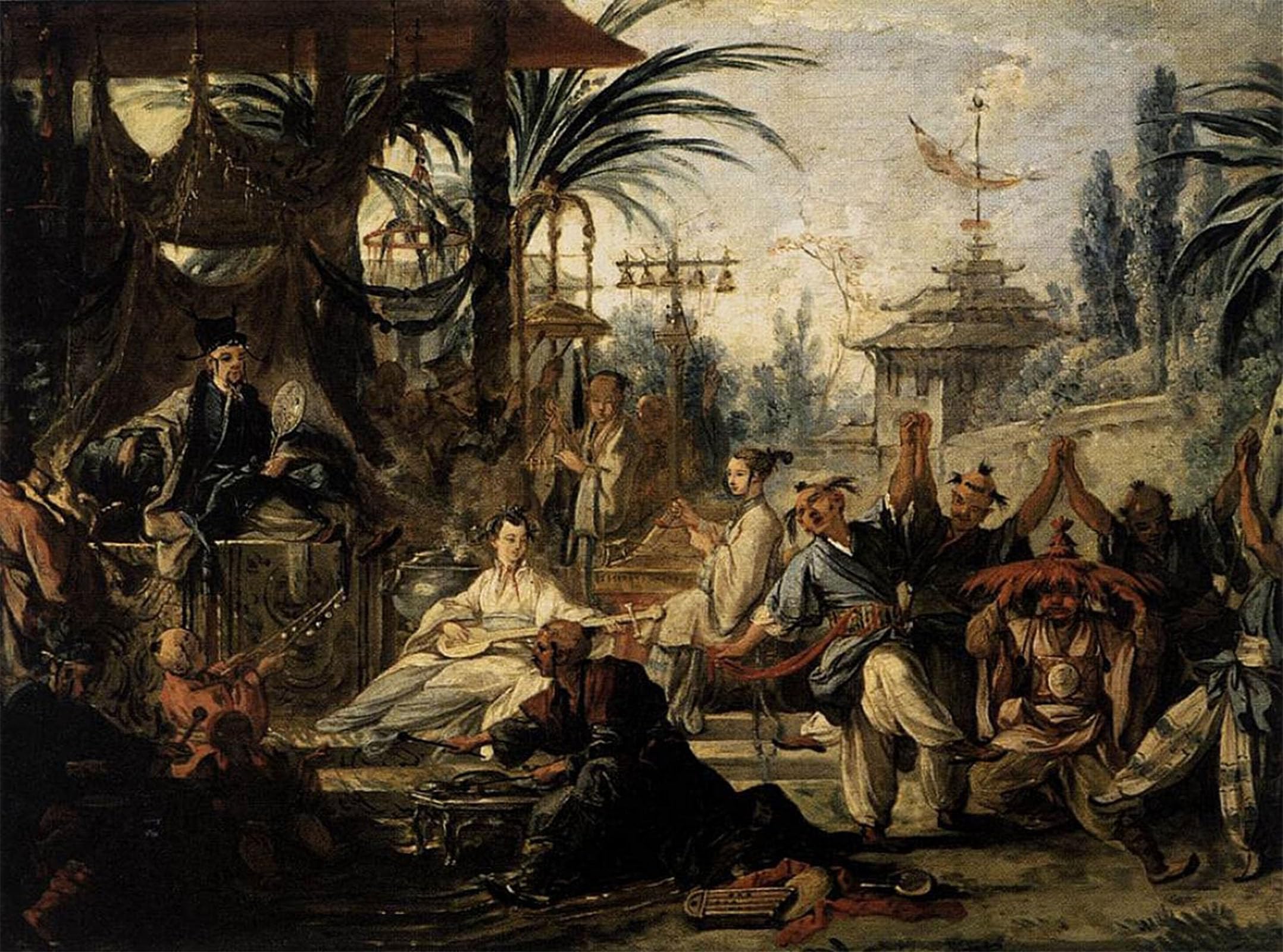Posteriik No Frame Famous Animal Posters Vintage Picture The Chinese Dance By François Boucher Modern Wall Decor For Home Decor 60X90cm