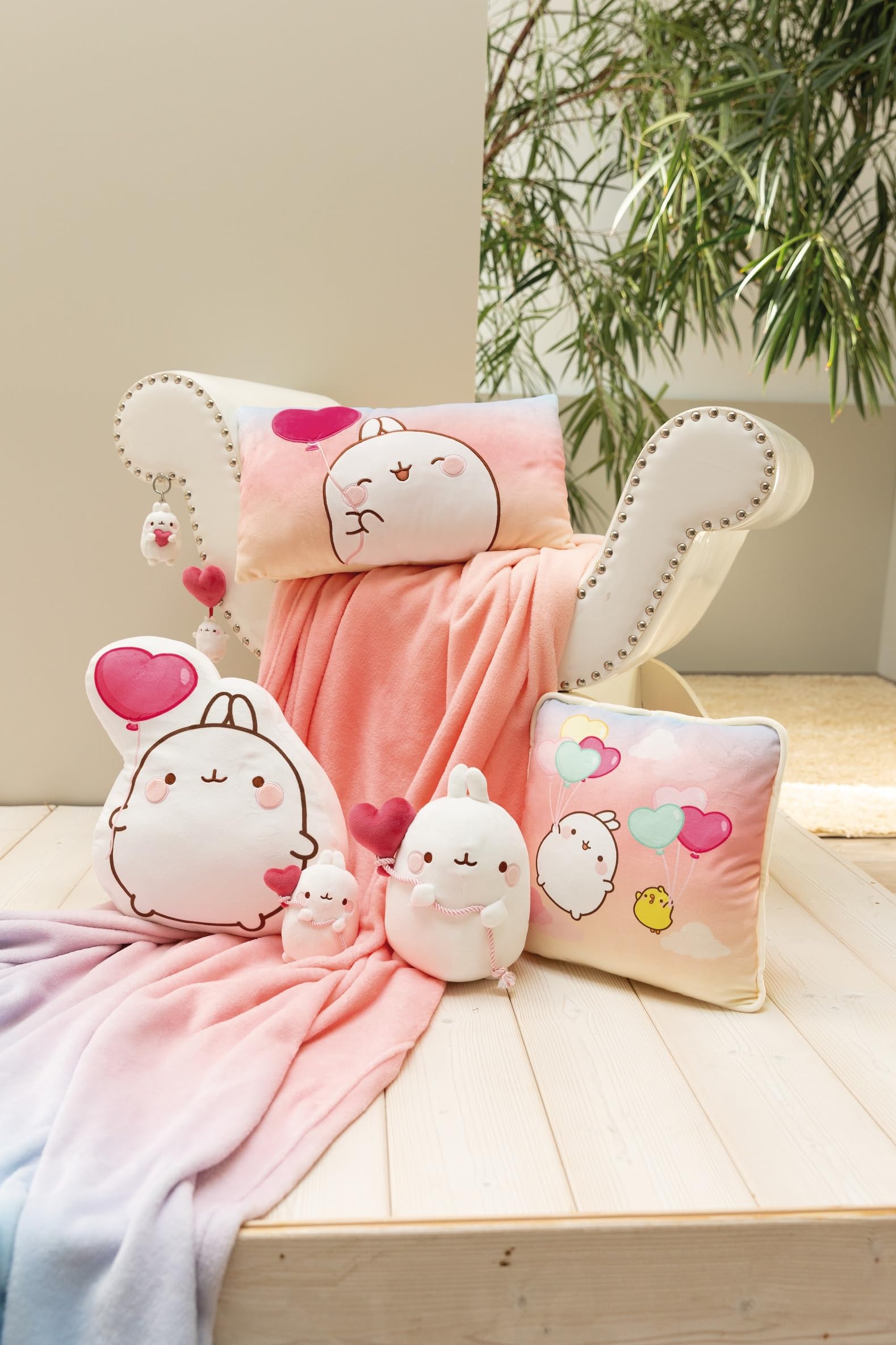 NICI 62135 MagNICI Peluche Chat Porte-Bonheur, 12 Cm, Marron