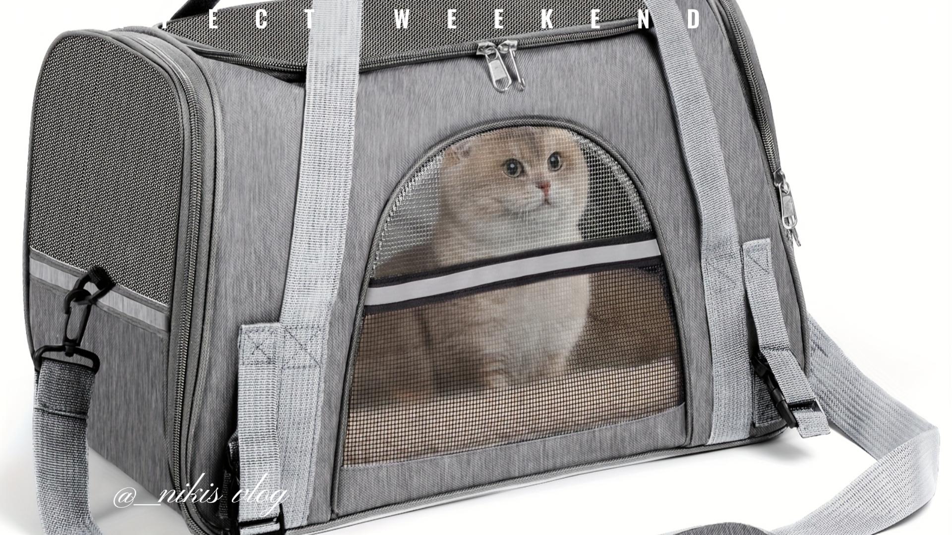 Amazon.co.jp: ANSENCURIAペットキャリー 猫 キャリー 猫 バッグ 小型