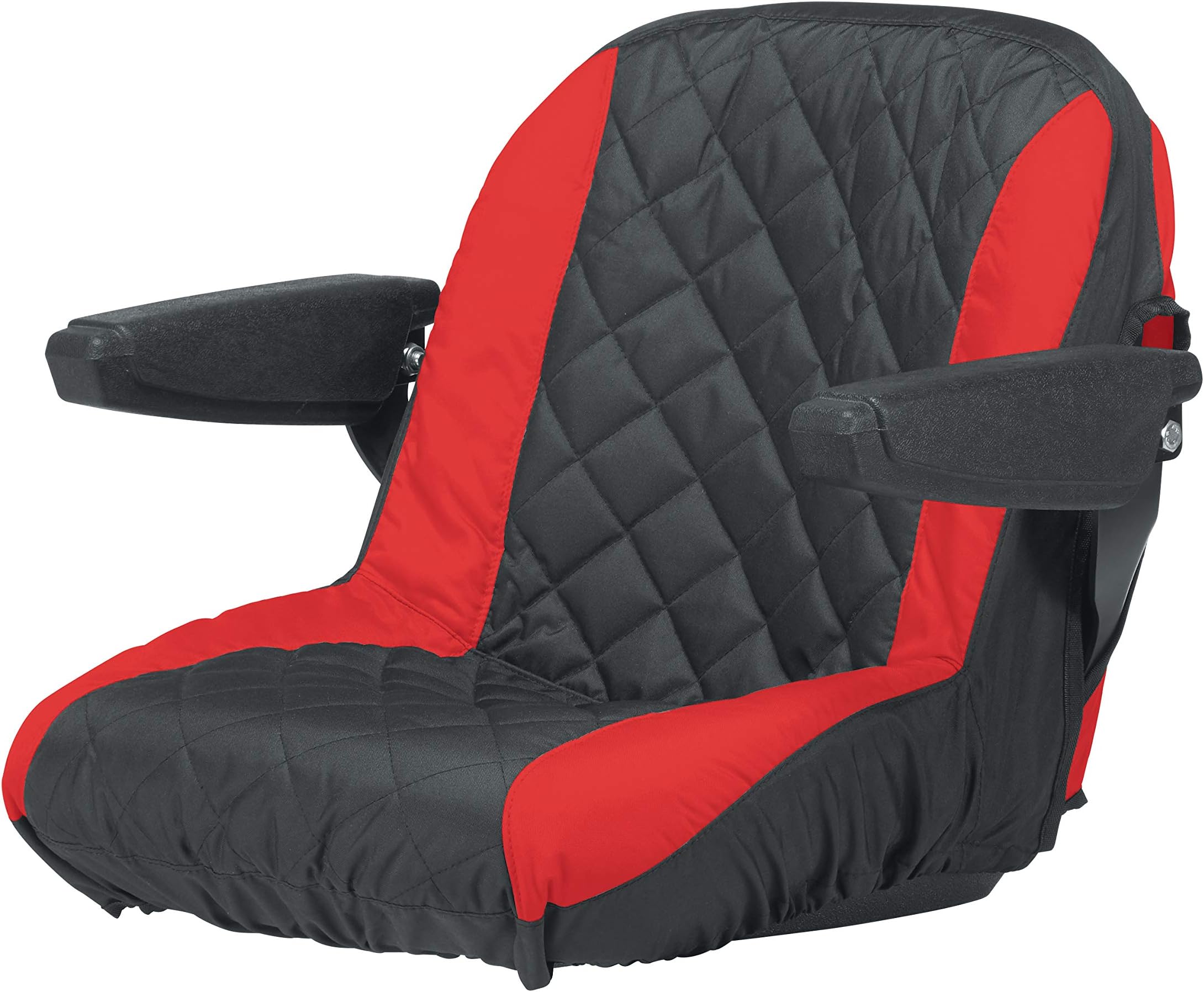 Craftsman Riding Lawn Mower Seat Cover, Medium, Black/red