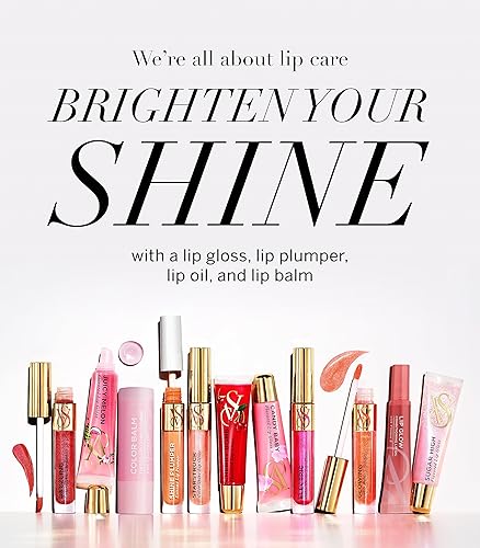 Miniatura 5 de Victoria's Secret Shine Plumper Extreme Lip Plumper en rubor cálido, brillo labial para mujeres con microesferas de colágeno marino, tratamiento de