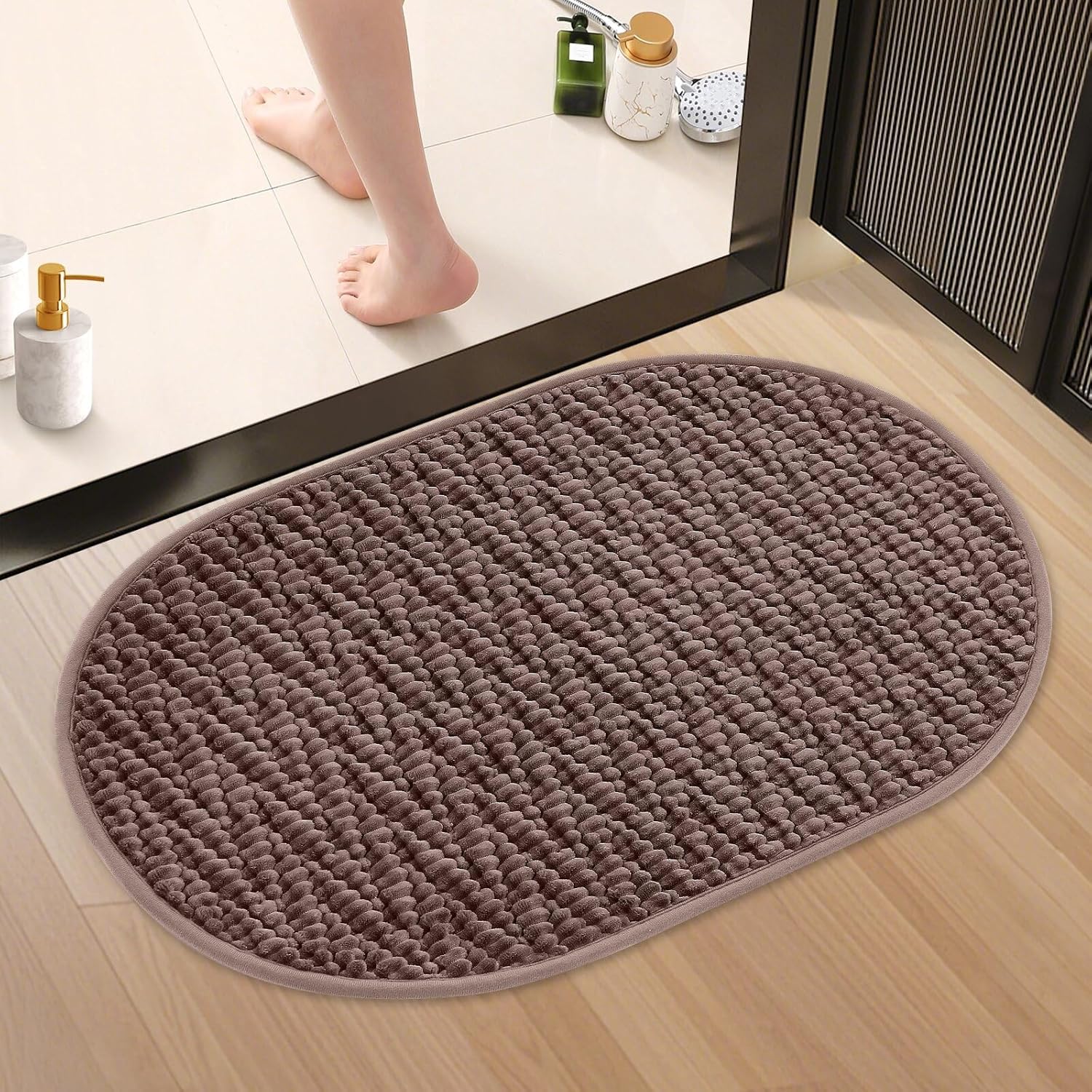 バスマット 速乾 吸水 ふわふわ 厚手 